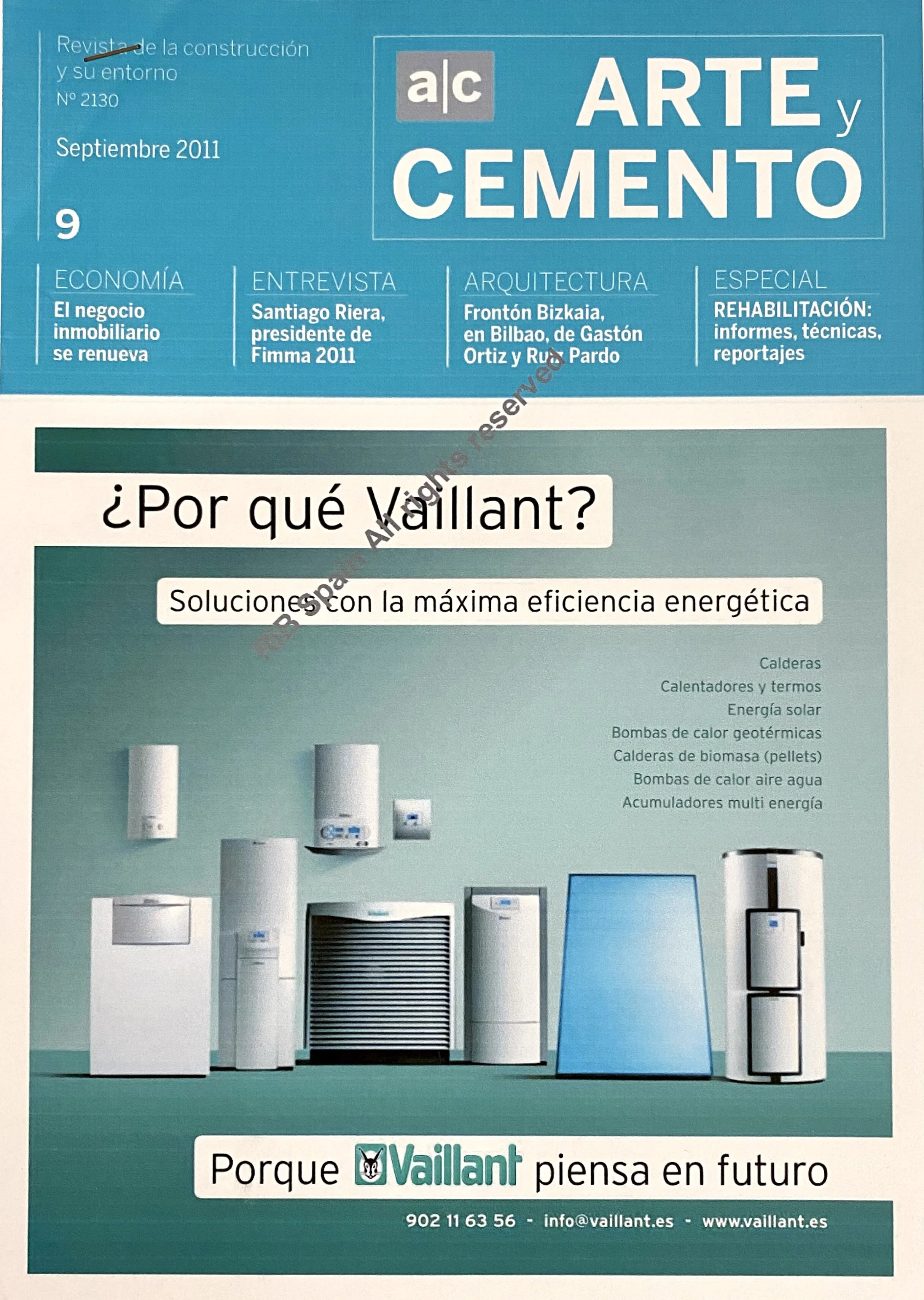 2011   Arte y Cemento. nº2.130 | Madrid, September 2011 | Fronton Bizkaia | p. 91-95