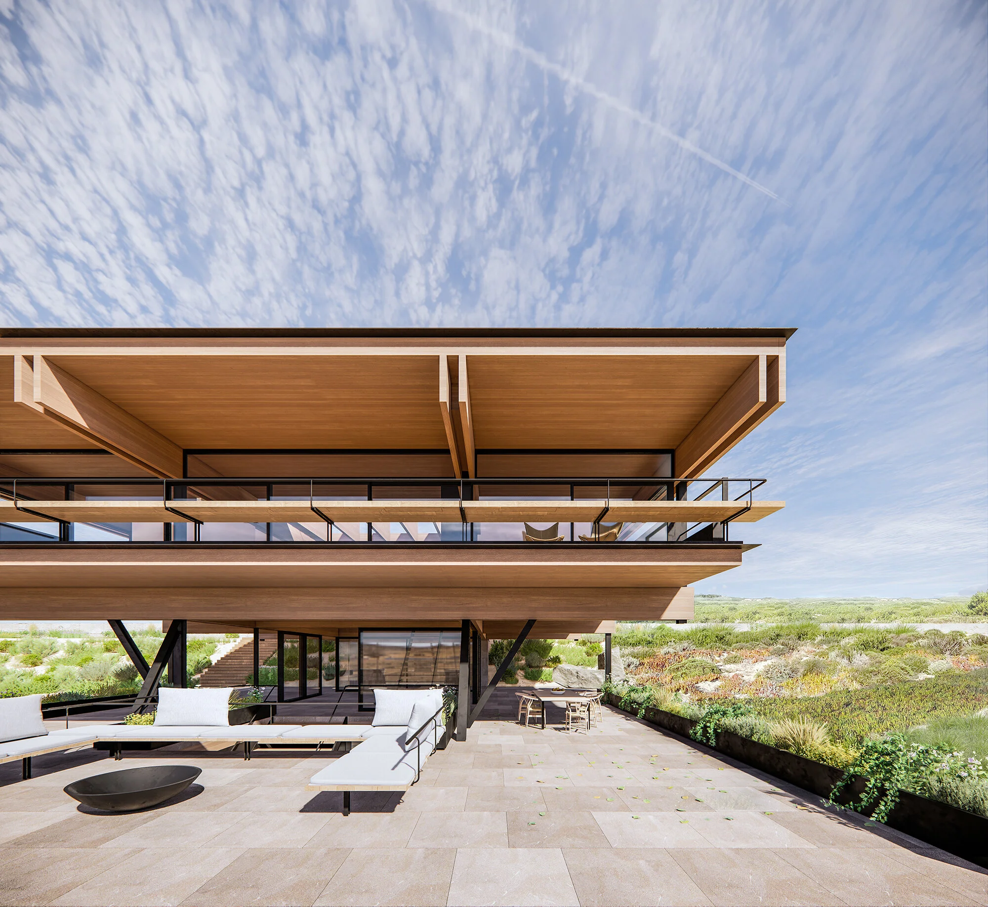 Villa Falésia. Casa en Portugal por Ruiz Pardo - Nebreda arquitectos