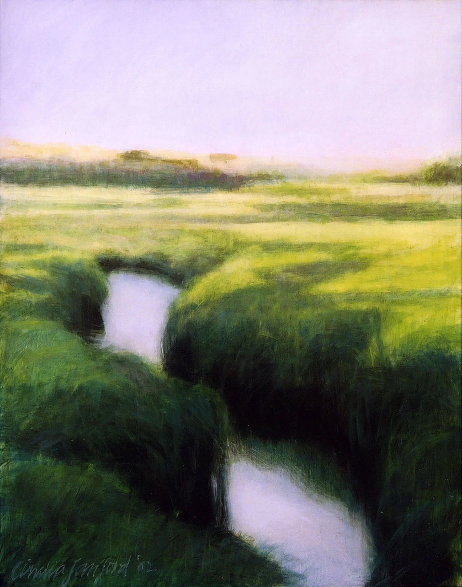 ALLEGRO oil on board private collection