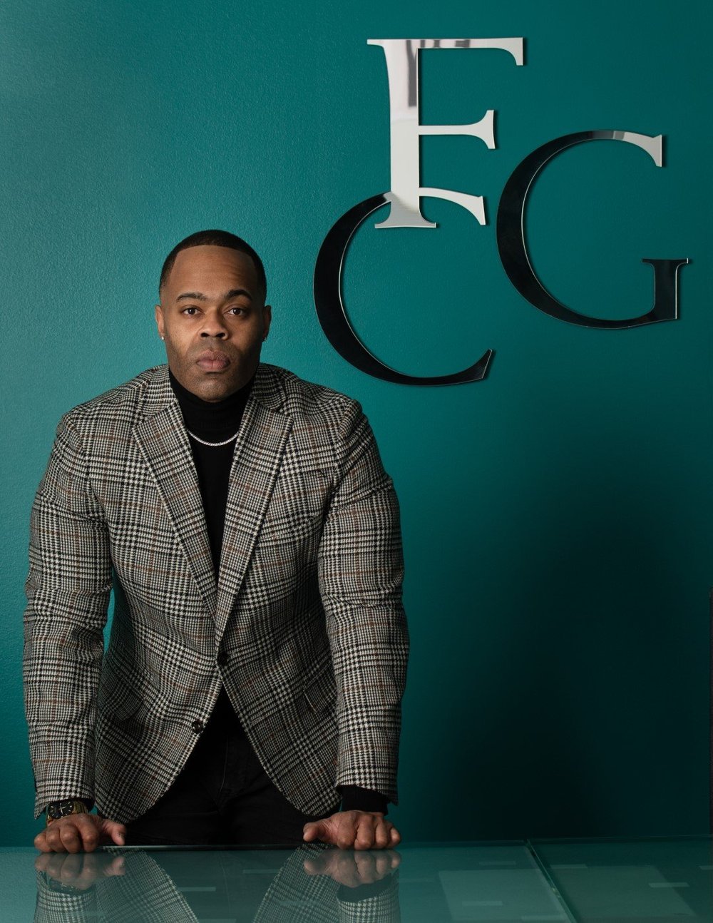 Business portrait in a gray jacket — Patrick D. Simmons Photography