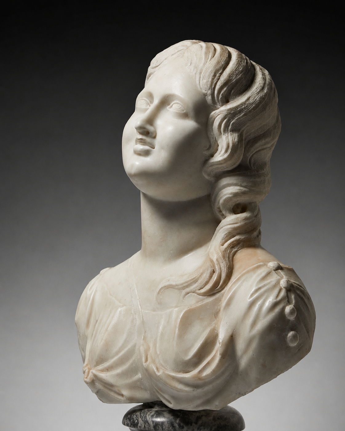Marble Bust of a Goddess