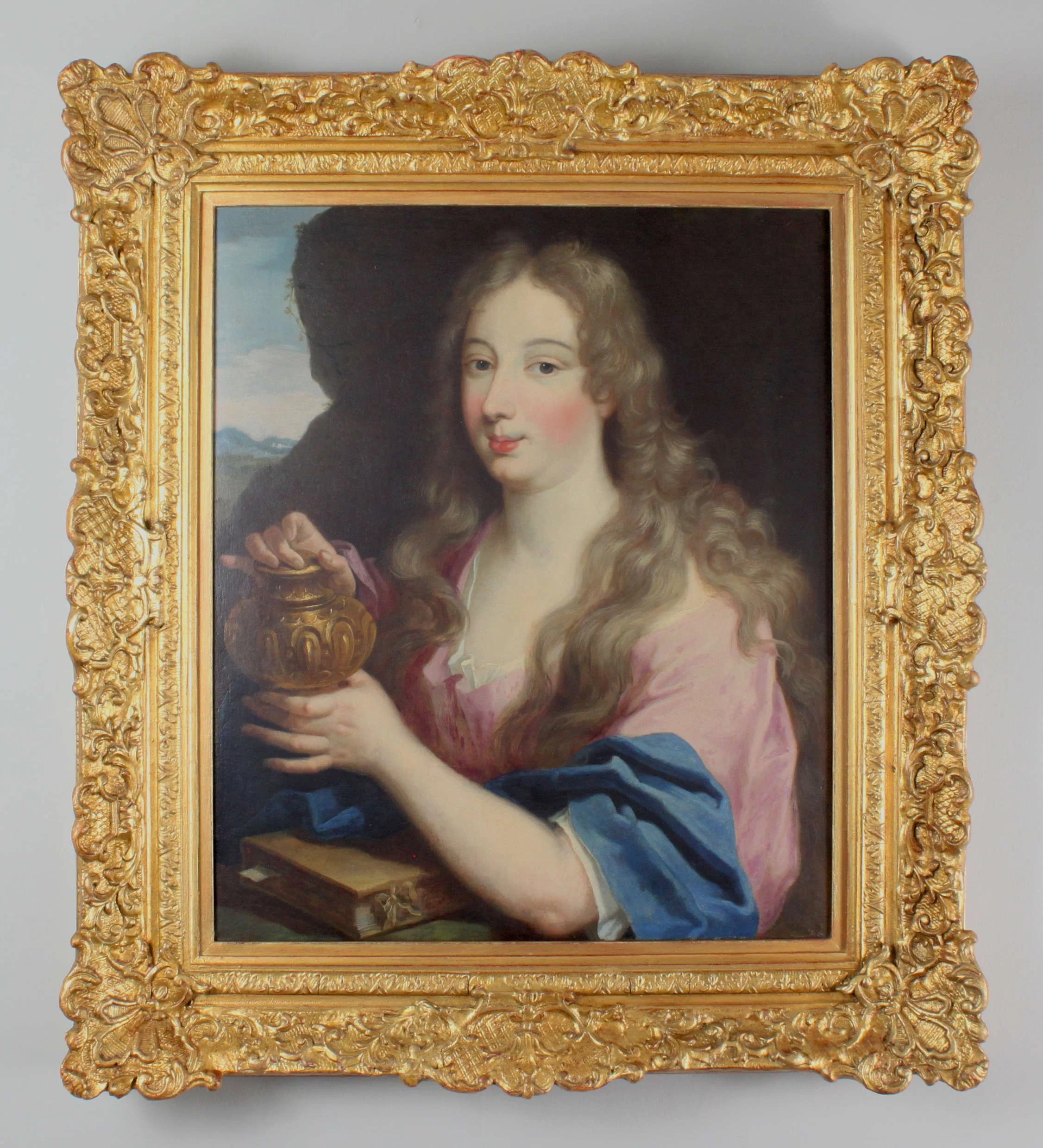 French portrait of lady as Magdalene-framed-2-lowres.jpg