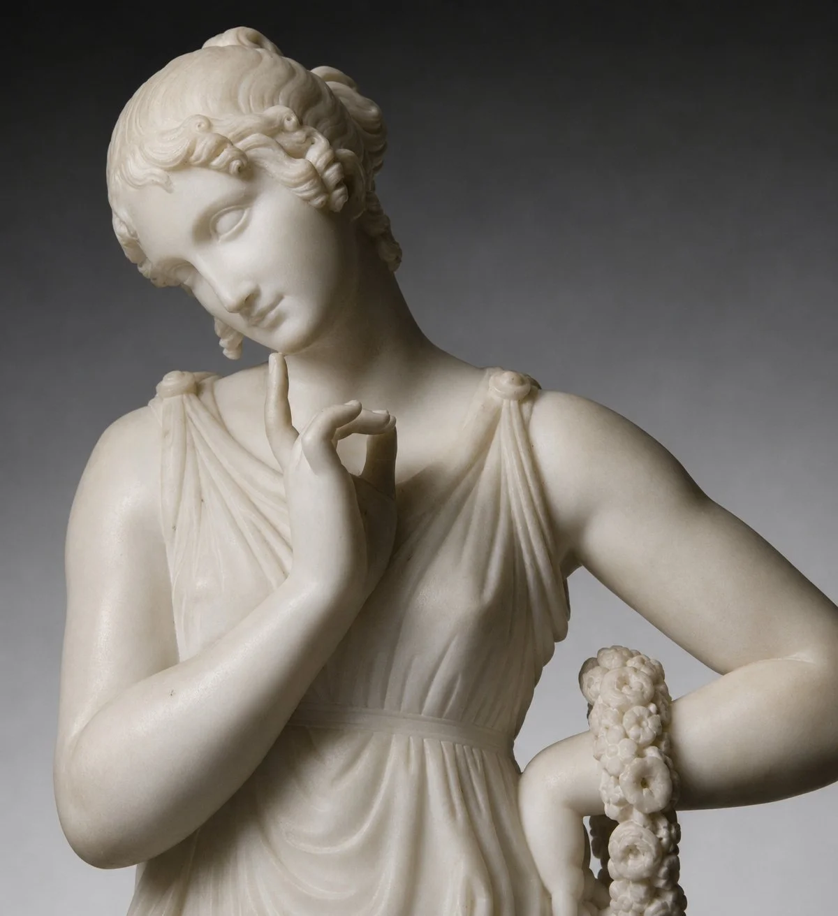 Marble Figure of a Dancing Girl