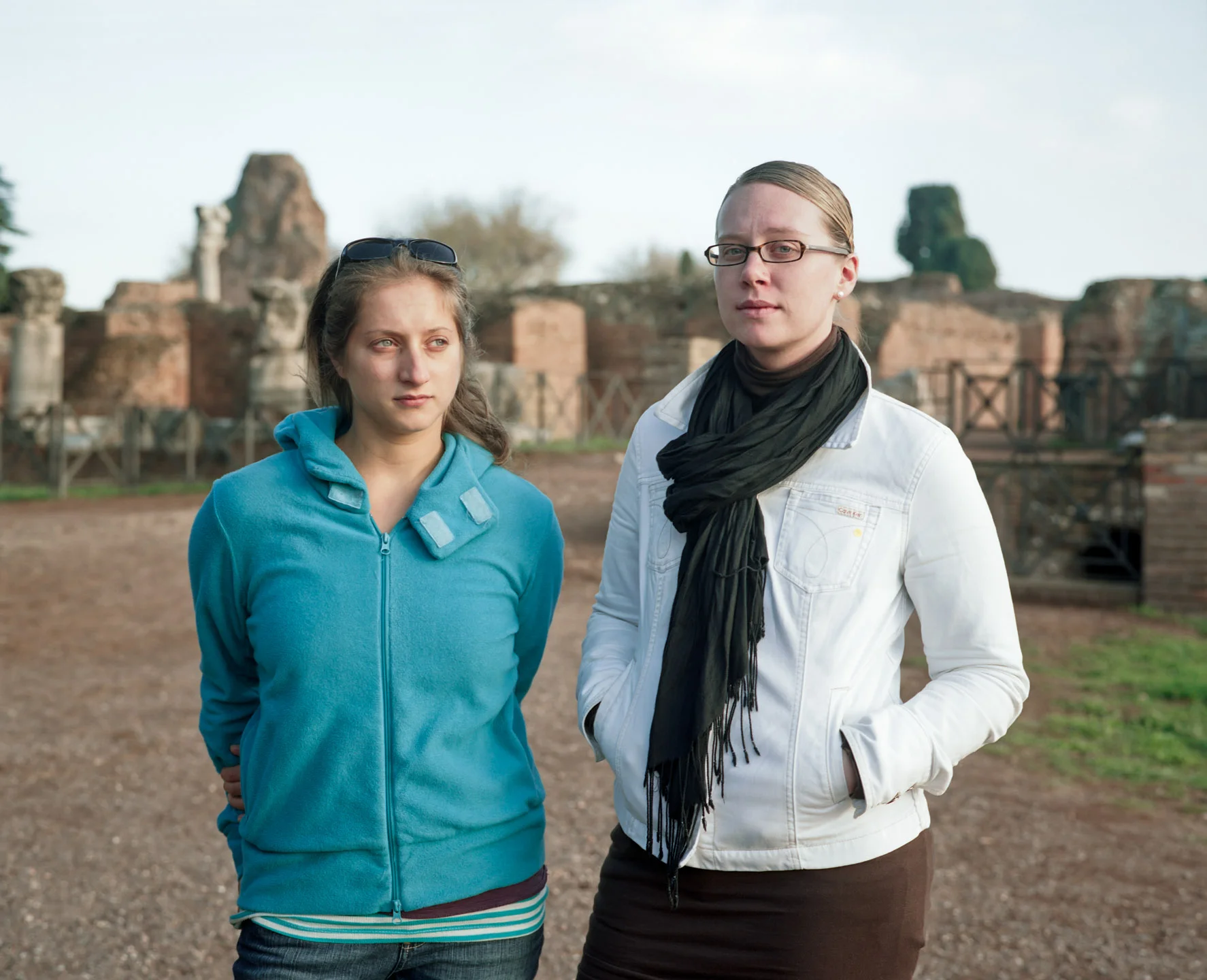 Alyssa and Carin, Roman Ruins