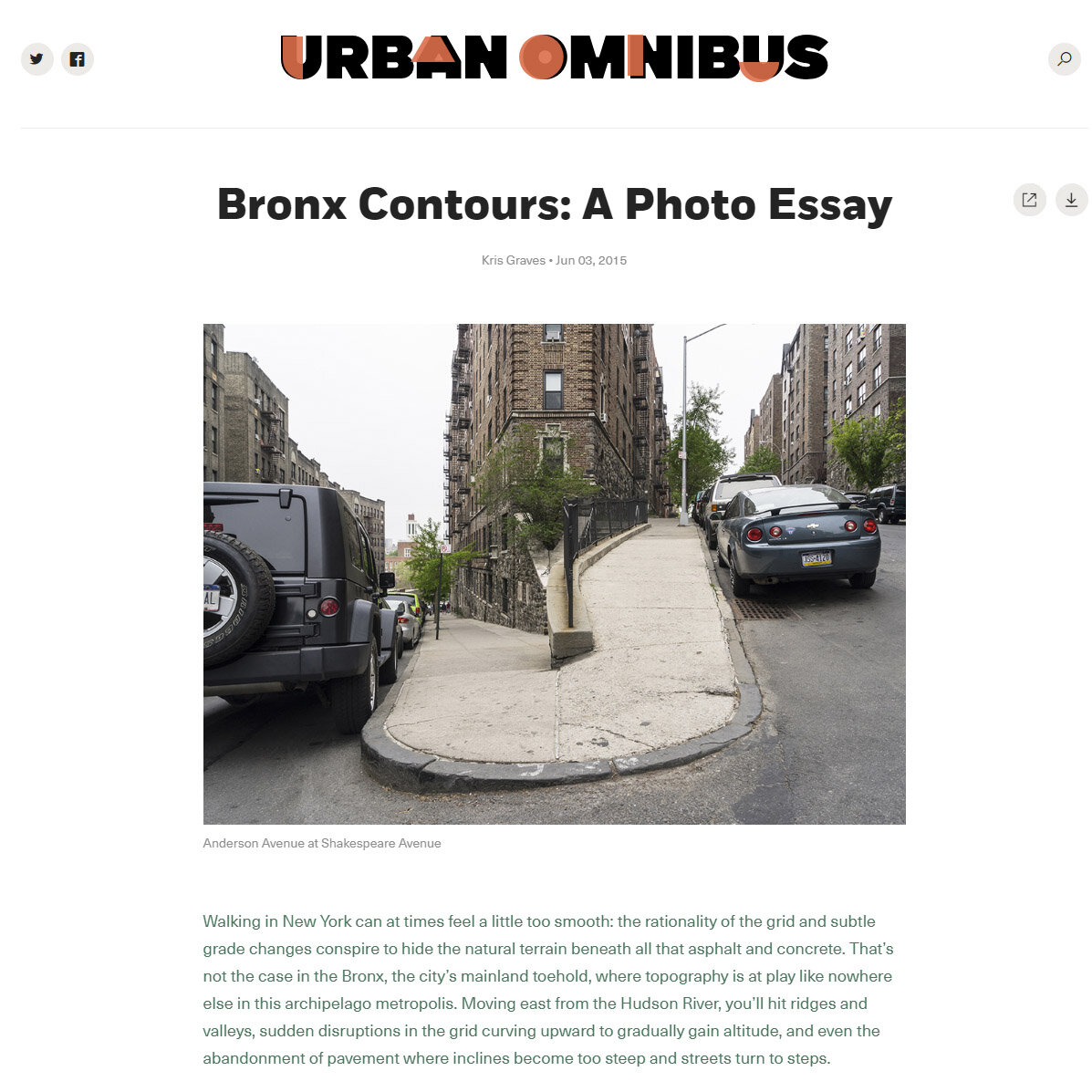   Bronx Contours (link)  