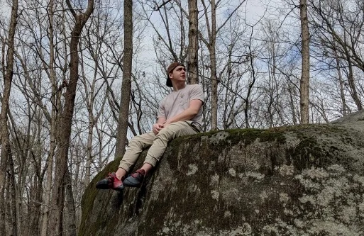 Club coach Daniel, better known as Dan, is a full-time student at Chattahoochee Technical College. He is pursuing a teaching degree in Elementary Education, with the possibility of becoming a special needs teacher. He started climbing three years ago when he was introduced to Escalade and hasn’t stopped since. Dan wasn’t raised in the great outdoors, but has found a passion for hiking, camping, climbing, and anything that gets him outside. He focuses on fun and introducing strong fundamental techniques to his climbers. His main goal is for each climber to find the confidence in themselves so they can further their interest in and passion for climbing.