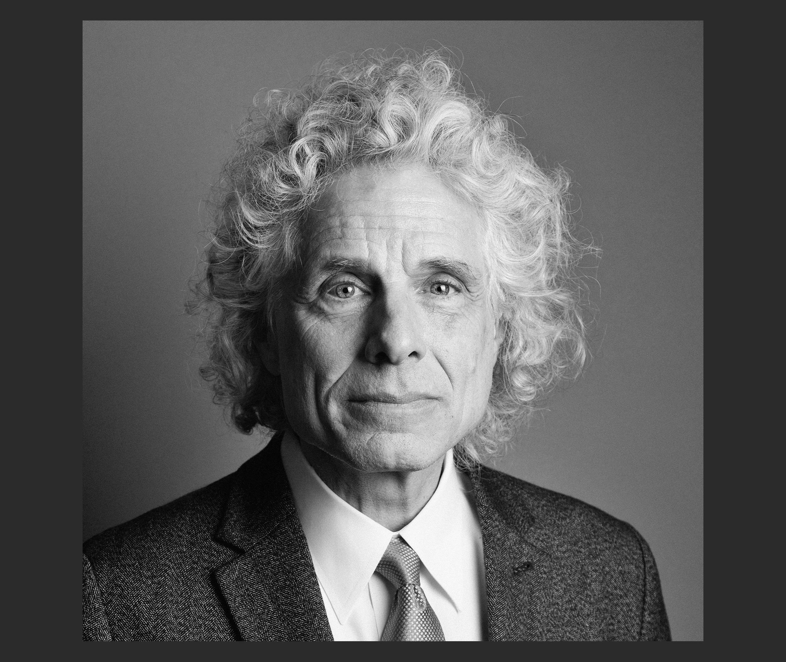 Steven Pinker is an experimental psychologist who conducts research in visual cognition, psycholinguistics, and social relations. He grew up in Montreal and earned his BA from McGill and his PhD from Harvard. Currently Johnstone Professor of Psychology at Harvard, he has also taught at Stanford and MIT. He has won numerous prizes for his research, his teaching, and his nine books, including The Language Instinct , How the Mind Works, The Blank Slate, The Better Angels of Our Nature, and The Sense of Style . He is an elected member of the National Academy of Sciences, a two-time Pulitzer Prize finalist, a Humanist of the Year, a recipient of nine honorary doctorates, and one of Foreign Policy ’s “World’s Top 100 Public Intellectuals” and Time ’s “100 Most Influential People in the World Today.” He is Chair of the Usage Panel of the American Heritage Dictionary , and writes frequently for The New York Times , The Guardian, and other publications. His tenth book, to be published in February 2018, is called Enlightenment Now: The Case for Reason, Science, Humanism, and Progress.