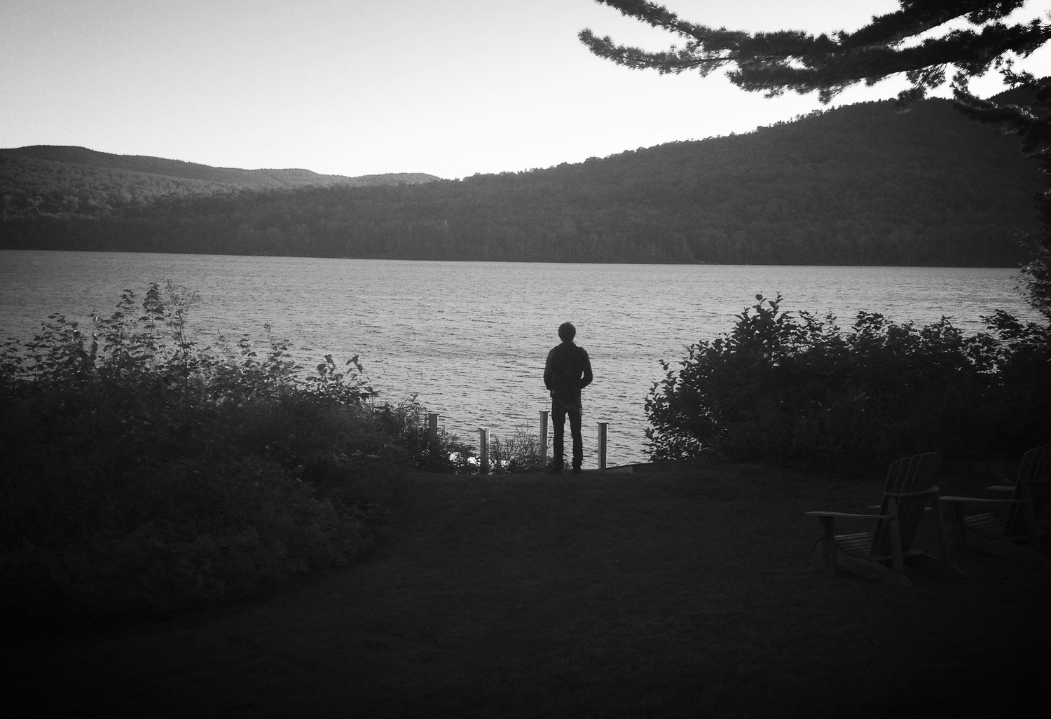 Went to Maine to write.