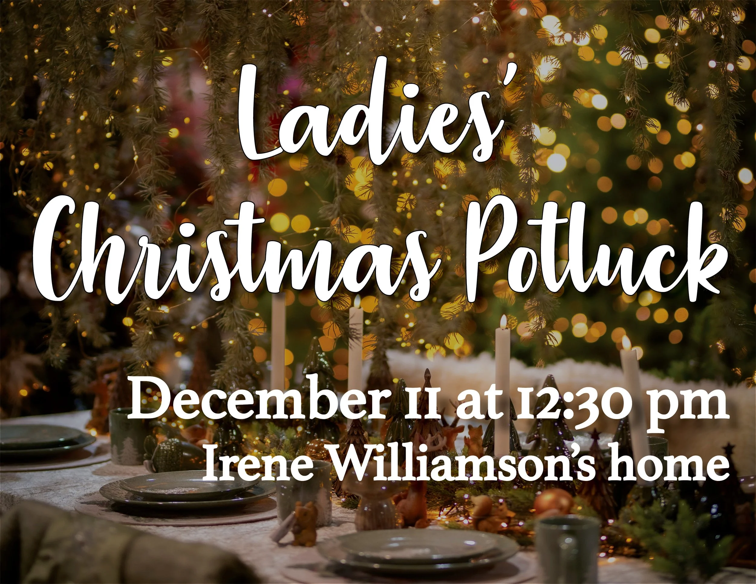 Ladies Christmas Potluck