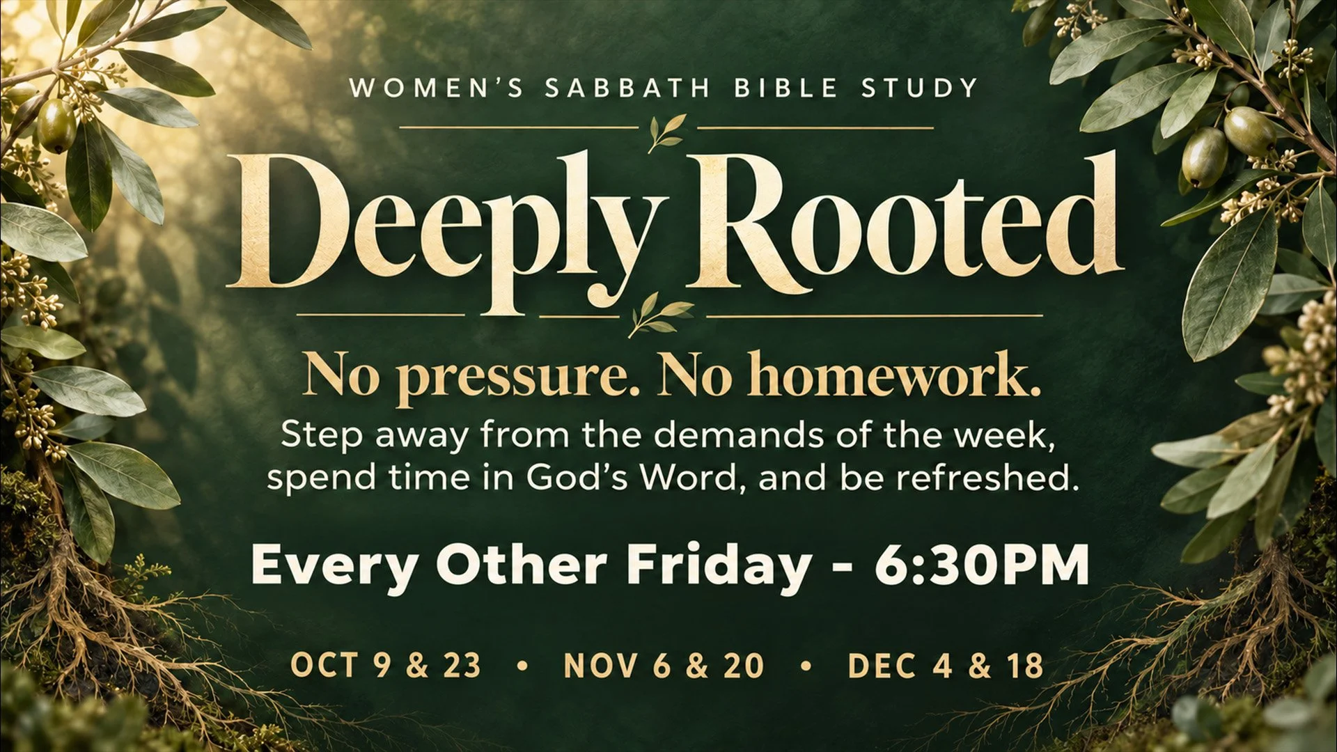 Women's Sabbath Bible Study