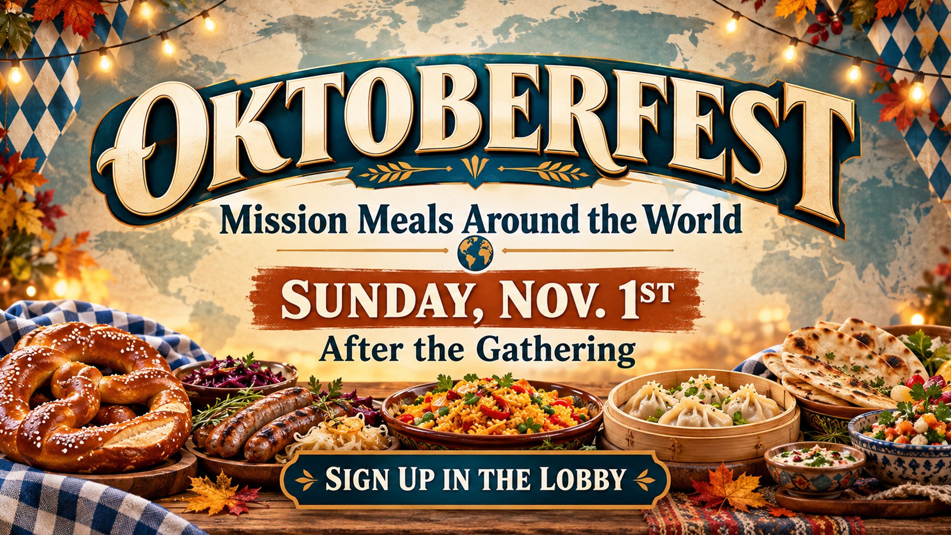 Oktoberfest Missions Potluck