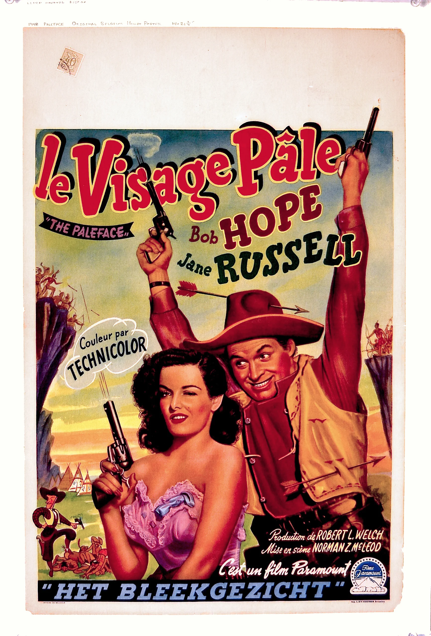 Le Visage Pâle (The Paleface) 1948