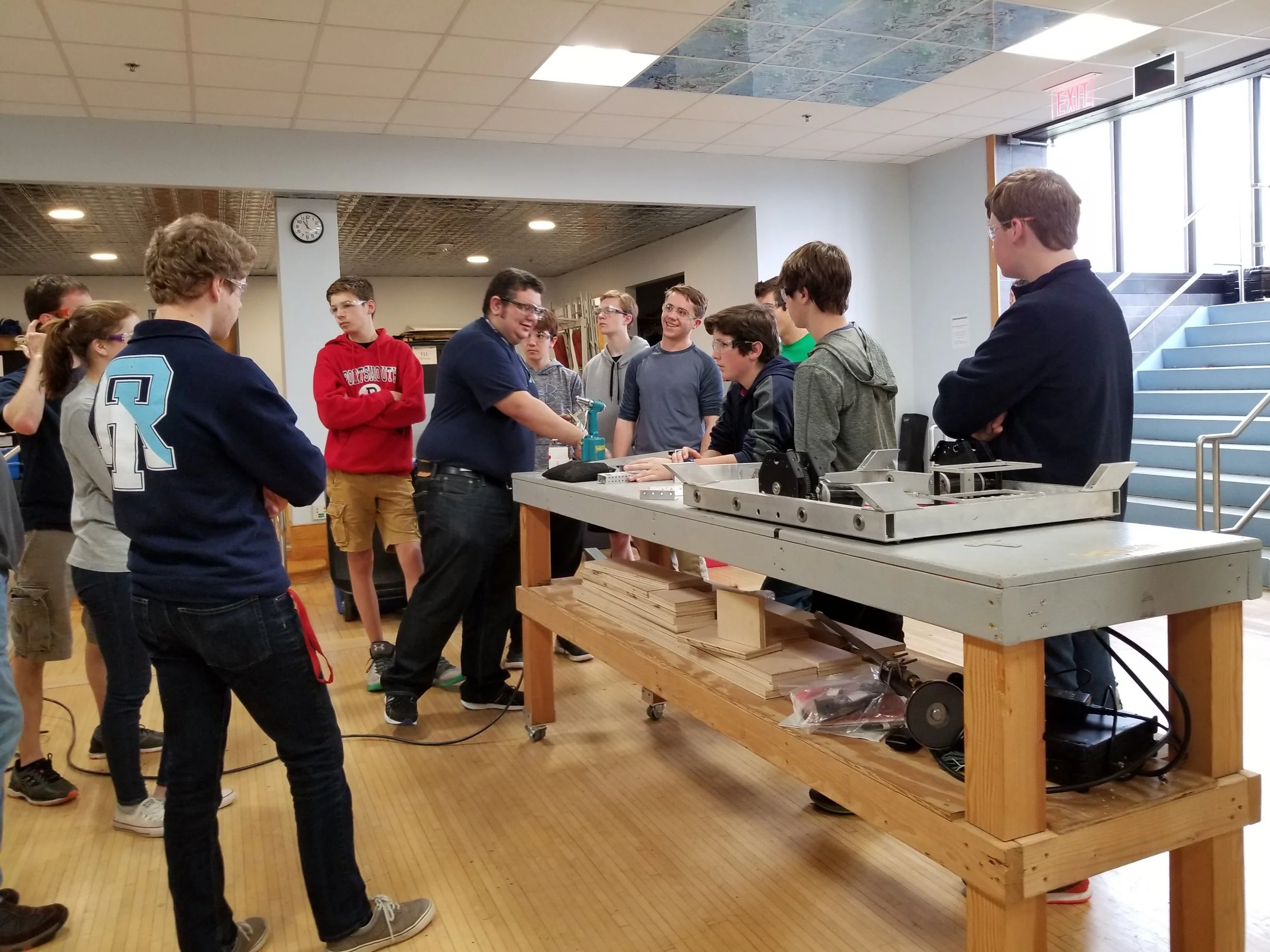 Airstrike Chassis Workshop that our team atended.