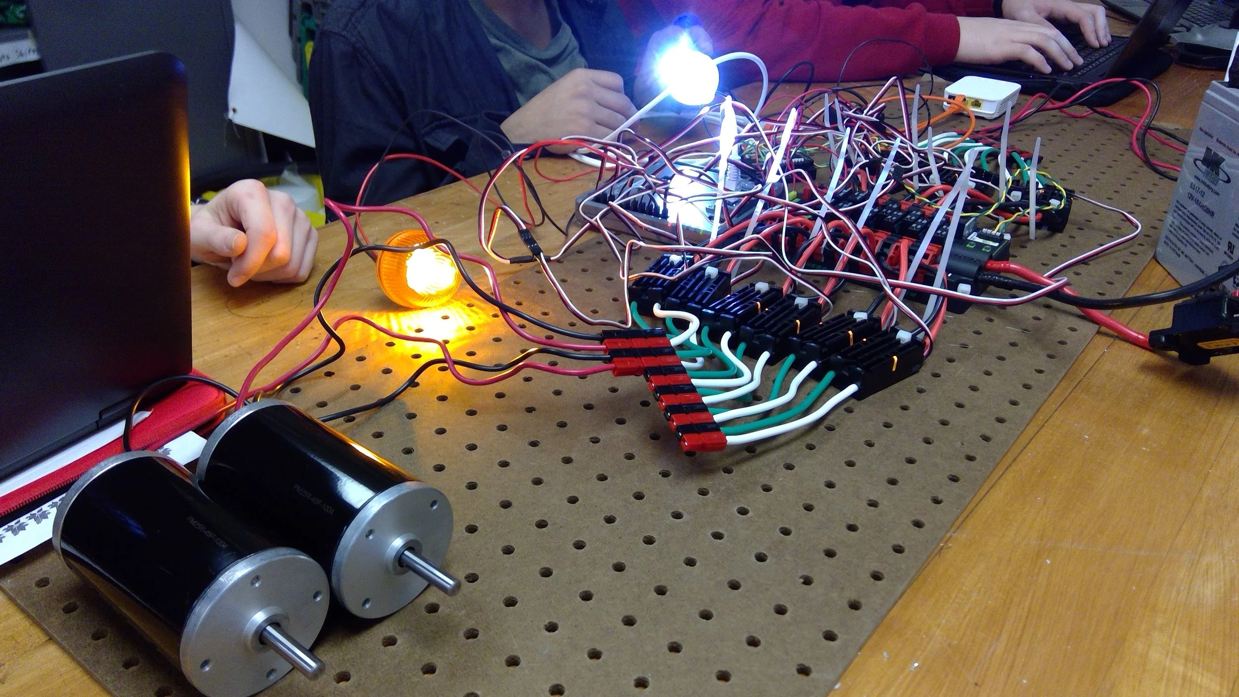 Working on electronics!
