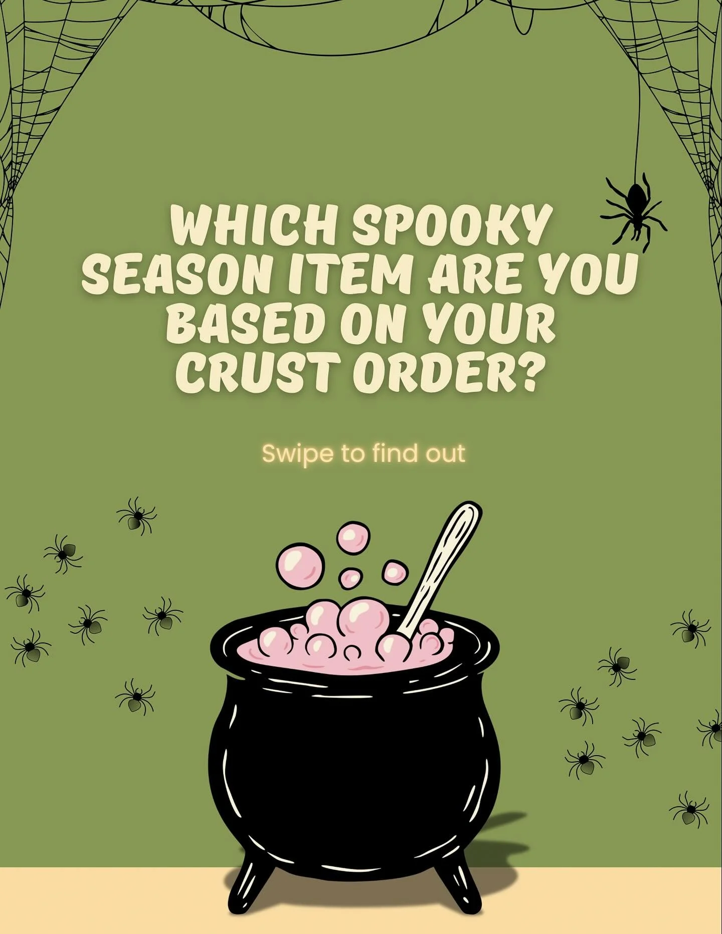 Happy Halloween from Crust! 👻 🎃
We matched some of your favorite orders to their spooky season alter egos &hellip; and honestly, it all makes sense.

➡️ Swipe through to see what you&rsquo;d be, then tell us your order below.

#Crustbakeshop #crust