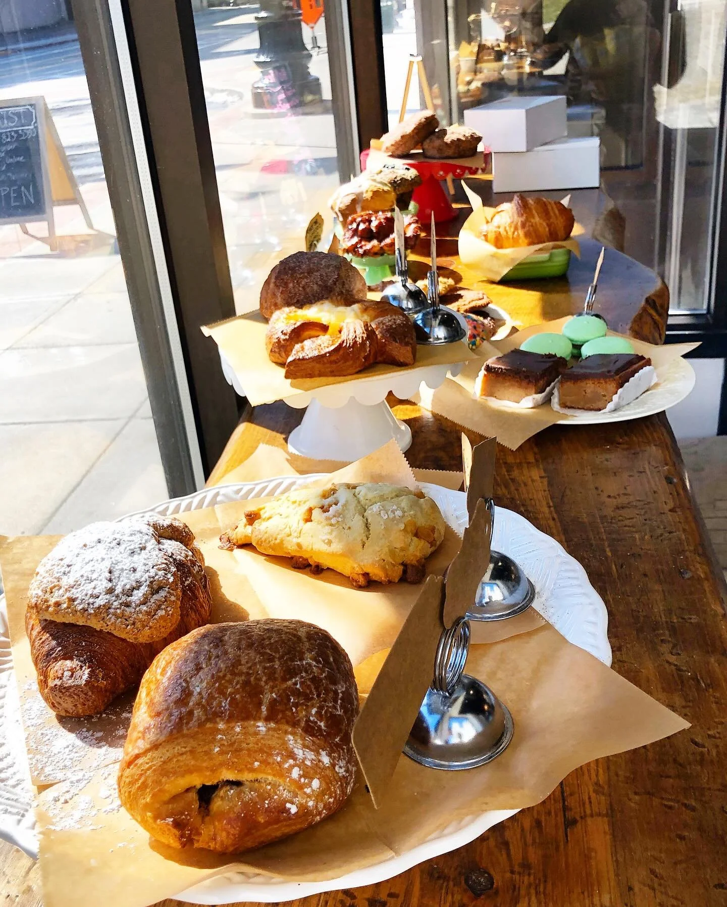 Remember when our pastries took over the front window? 🥐
What a time &mdash; and what a journey it&rsquo;s been since. #TBT 

#Crustbakeshop #crustbakery #bodybycrust #worcestereats #localflavors #worcesterma #worcestercoffeeshops #newenglandcoffees