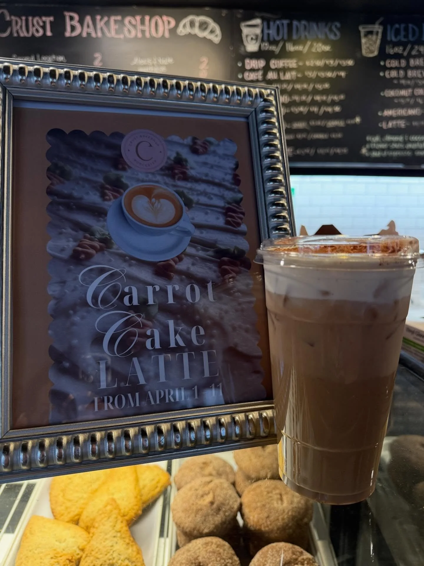 Carrot Cake Latte won&rsquo;t be here forever. Just saying 🥕
 
Available till 4/11!

#crustbakeshop #bodybycrust #worcestereats #localflavors  #worcestercoffeeshops