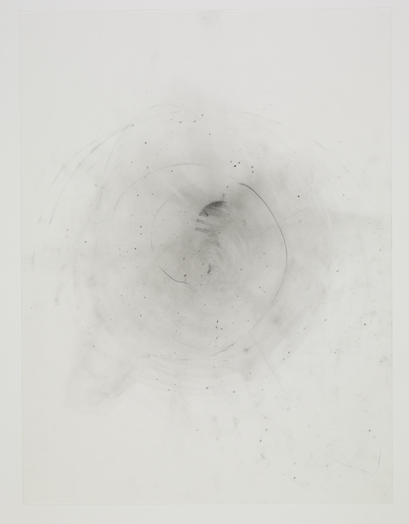   Spinning Top , 2009, pencil on drafting film paper, 18 x 24 inches/ 45,5 x 61 cm 