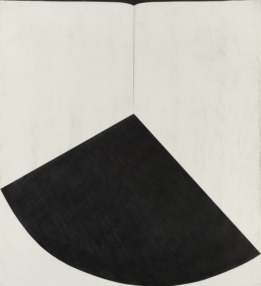   Sticks and Stones # 43, &nbsp;2014-2015, graphite on cut and collaged paper, 51 x 47 inches/ 130 x 120 cm 