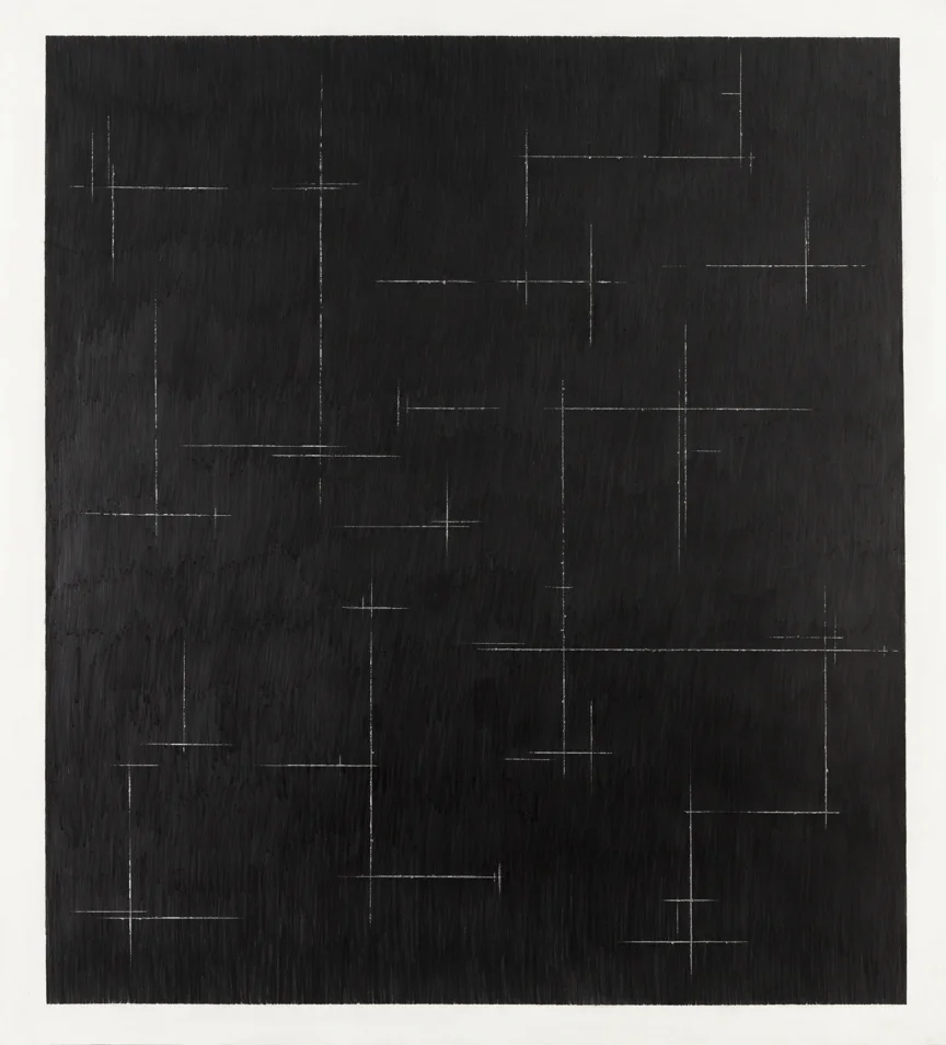 Untitled, 2012, graphite on paper, 51 x 47 inches/ 130 x 120 cm