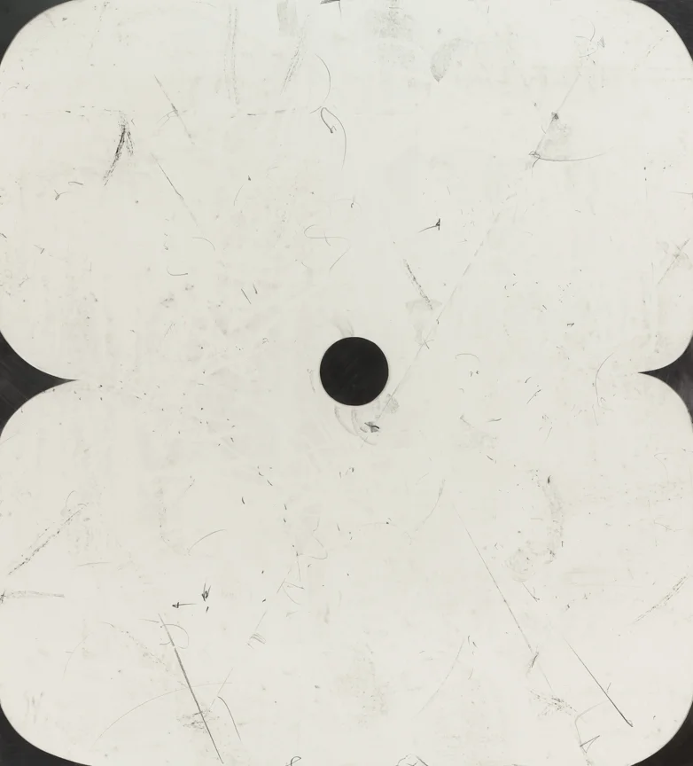 Sticks and Stones # 1 , 2015, graphite on cut and collaged paper, 51 x 47 inches/ 130 x 120 cm