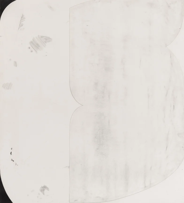 Sticks and Stones # 50 , 2015, graphite on cut and collaged paper, 51 x 47 inches/ 130 x 120 cm