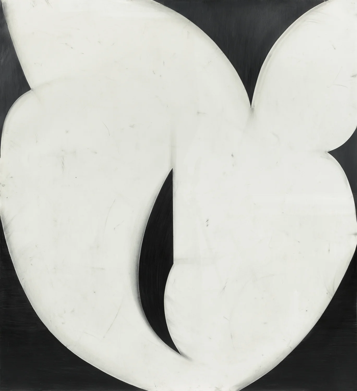 Sticks and Stones # 2, 2015, graphite on cut and collaged paper, 51 x 47 inches, 130 x 120 cm