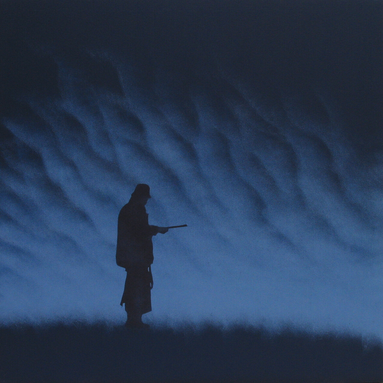  Cazador, 2000, Acrylic on canvas, 35.43 x 35.43 inches / 90 x 90 cm 
