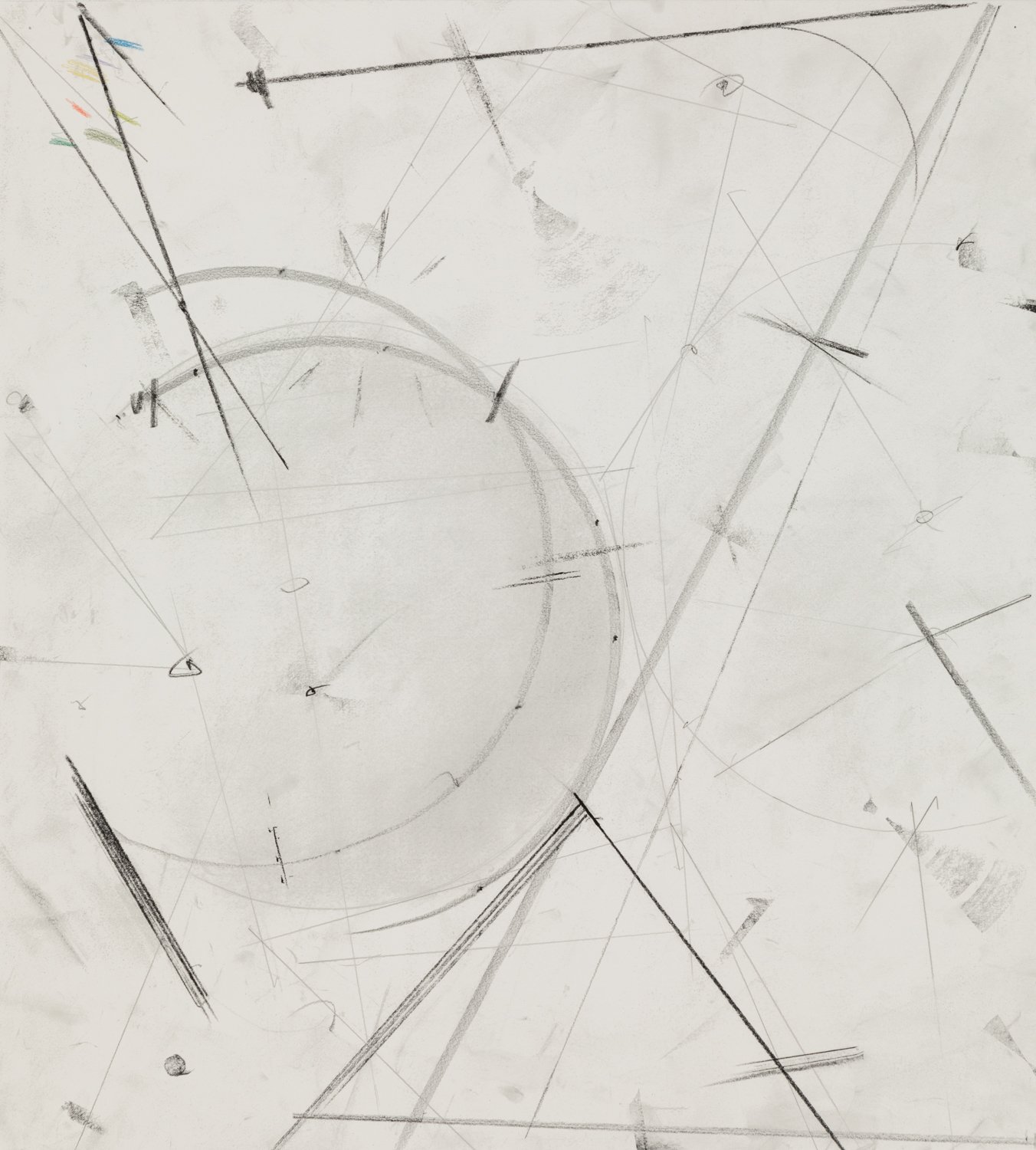   Pentagram 2 , 2023, graphite on paper, 25.5 x 23.5 inches (65 x 59.5 cm) 