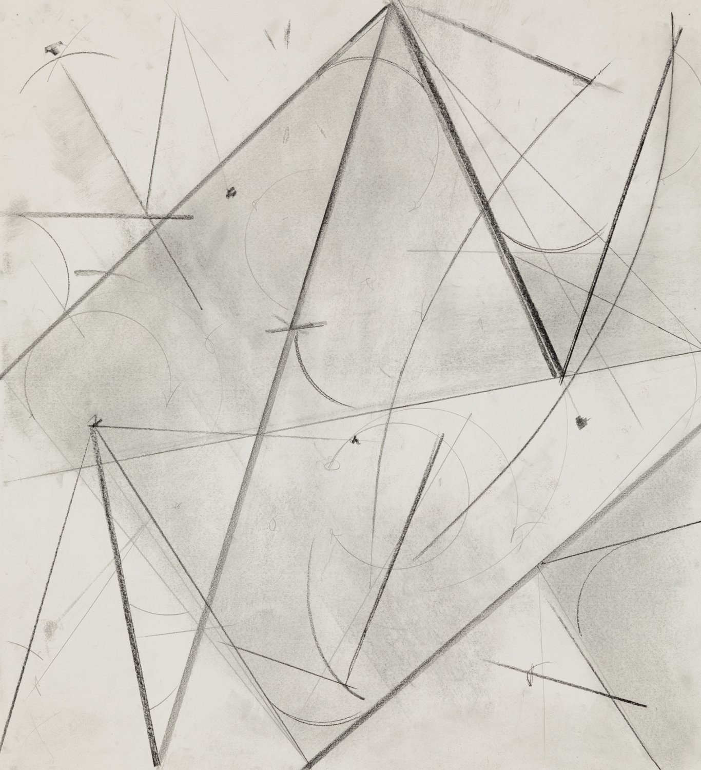   Pentagram 7 , 2023, graphite on paper, 25.5 x 23.5 inches (65 x 59.5 cm) 