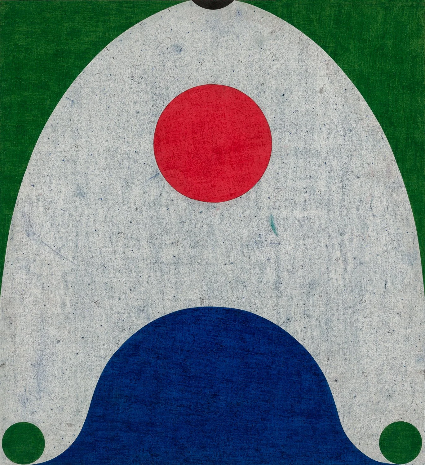   Shifting Structures #12 , 2024, Colored pencil on paper collaged on paper, 51 × 47 inches/ 131 × 119 cm 