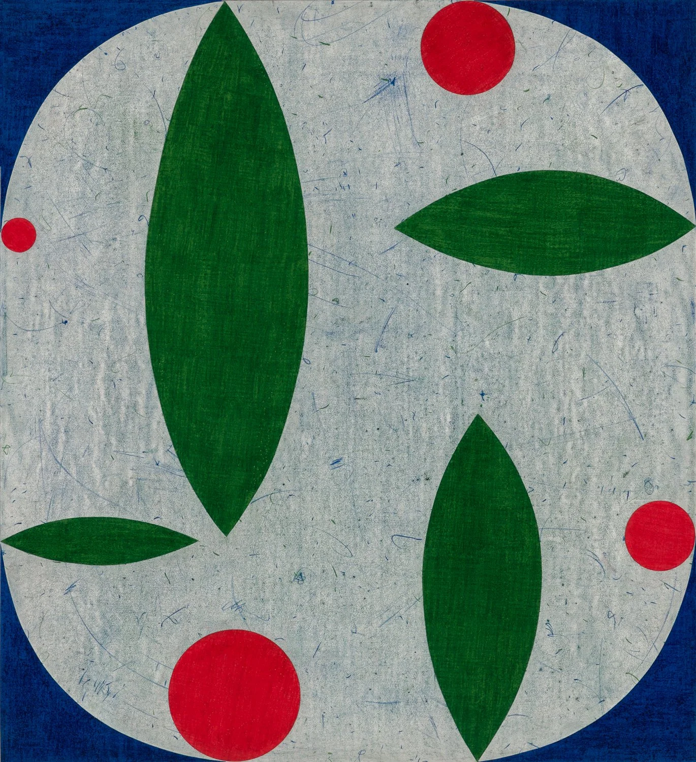   Shifting Structures #15 , 2024, Colored pencil on paper collaged on paper, 51 × 47 inches/ 131 × 119 cm 