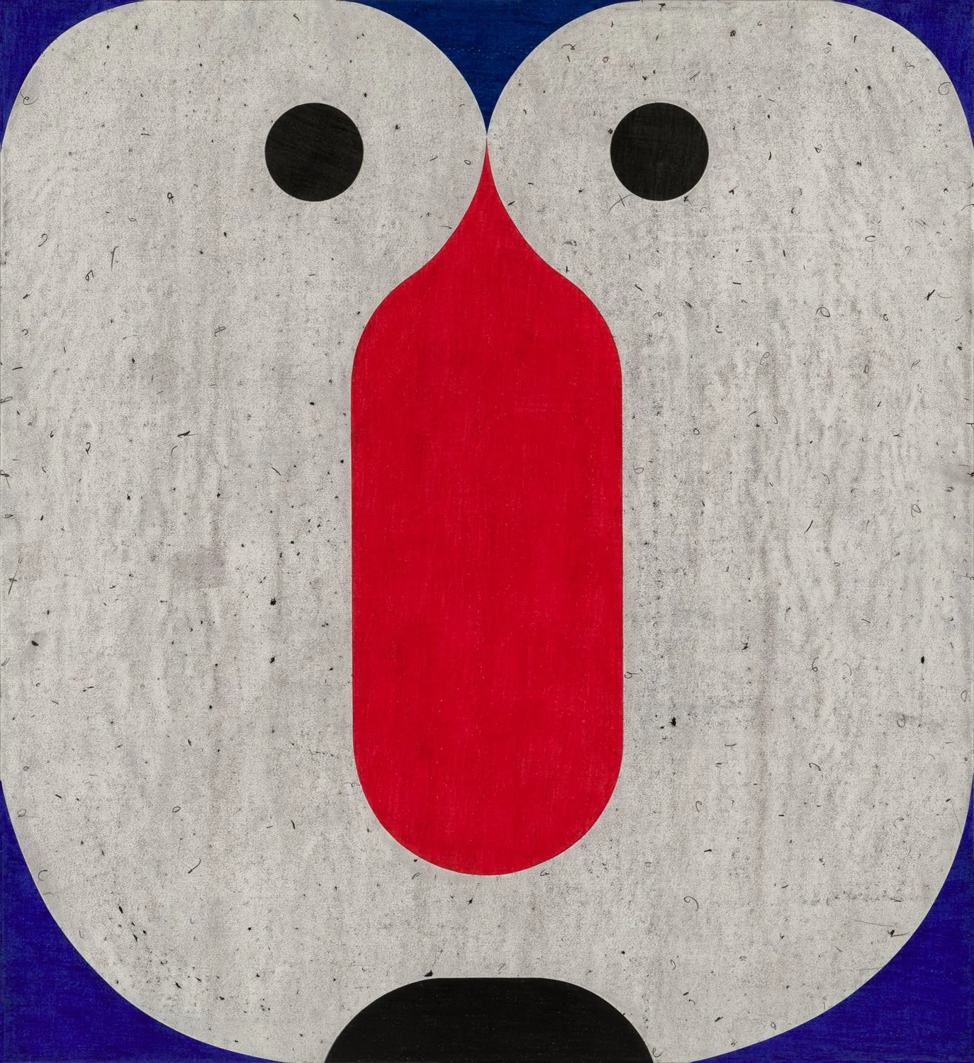   Informal Gardens #15 , 2025, Colored pencil on paper collaged on paper, 51 × 47 inches/ 131 × 119 cm 