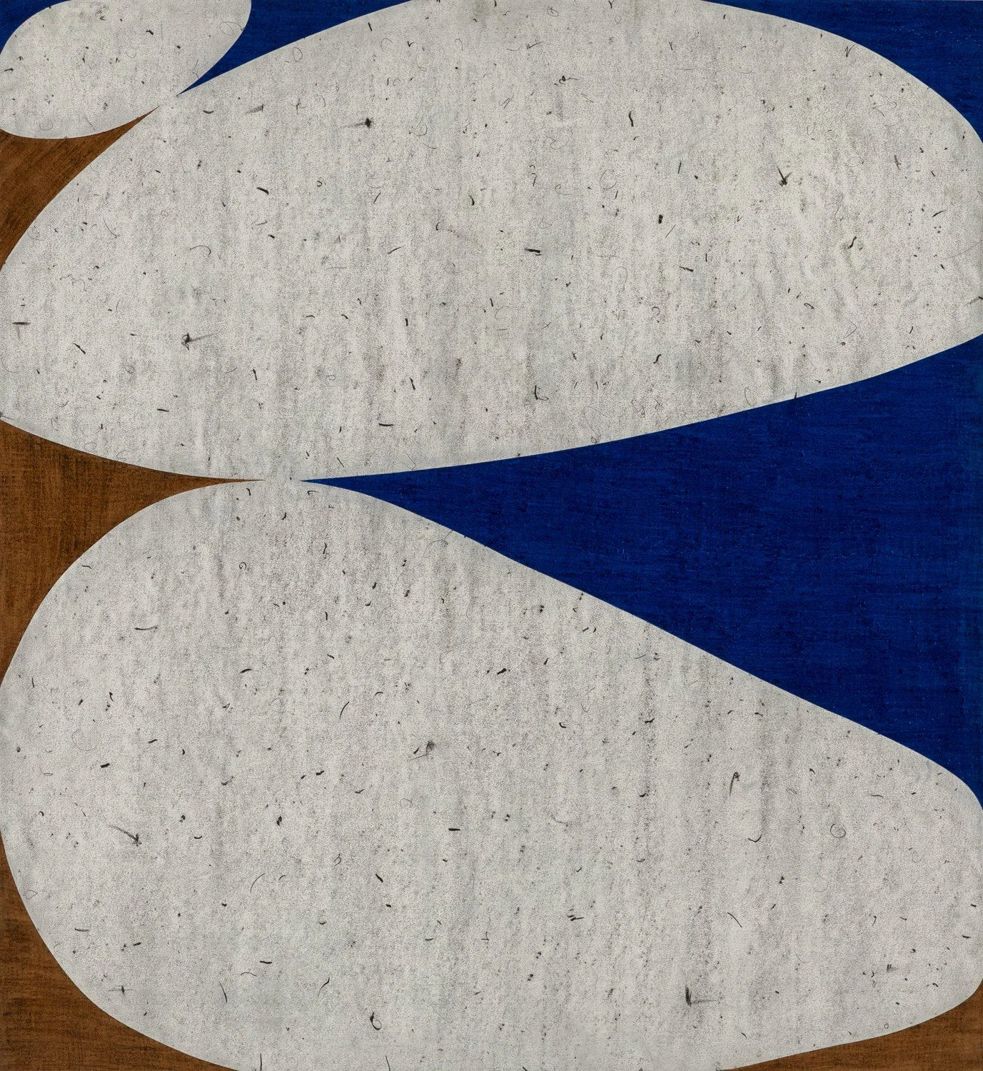   Informal Gardens #8 , 2025, Colored pencil on paper collaged on paper, 51 × 47 inches/ 131 × 119 cm 