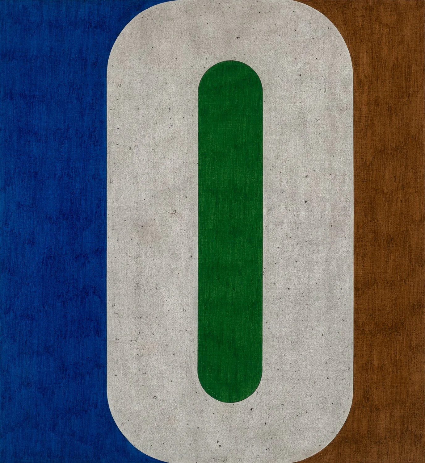   Informal Gardens #12 , 2025, Colored pencil on paper collaged on paper, 51 × 47 inches/ 131 × 119 cm 