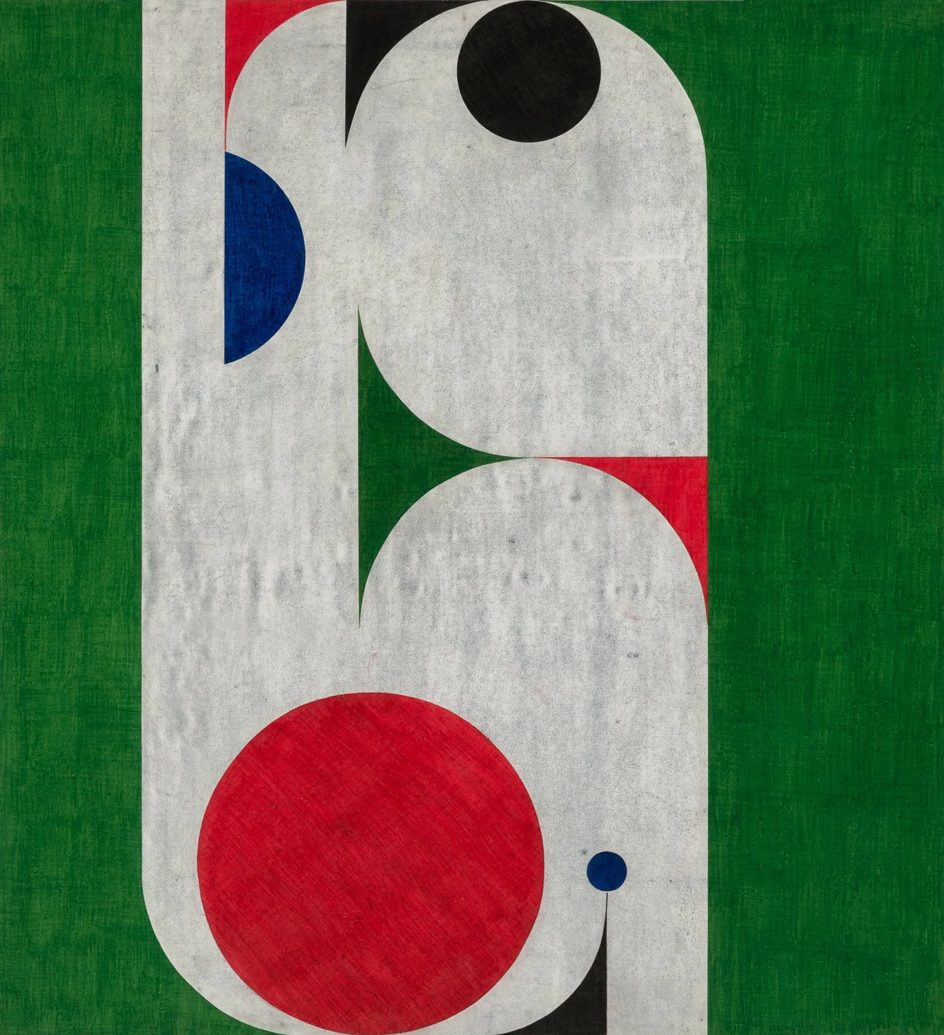   Informal Gardens #3,   2025, Colored pencil on paper collaged on paper, 51 × 47 inches/ 131 × 119 cm 