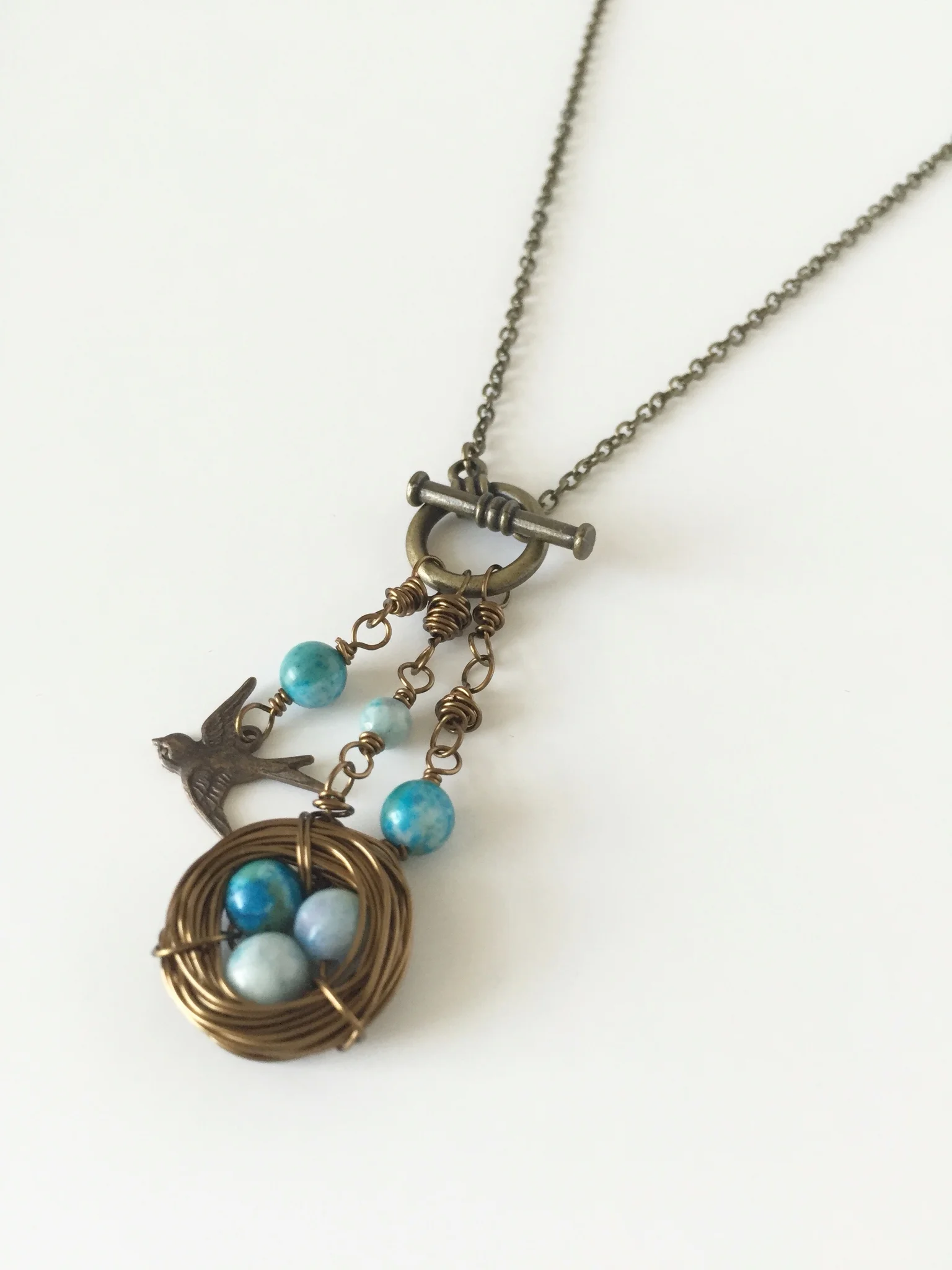 Robin's Nest Toggle Necklace