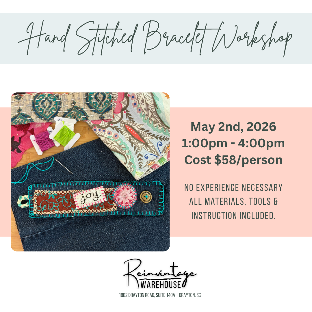 Hand Stitched Bracelet Workshop