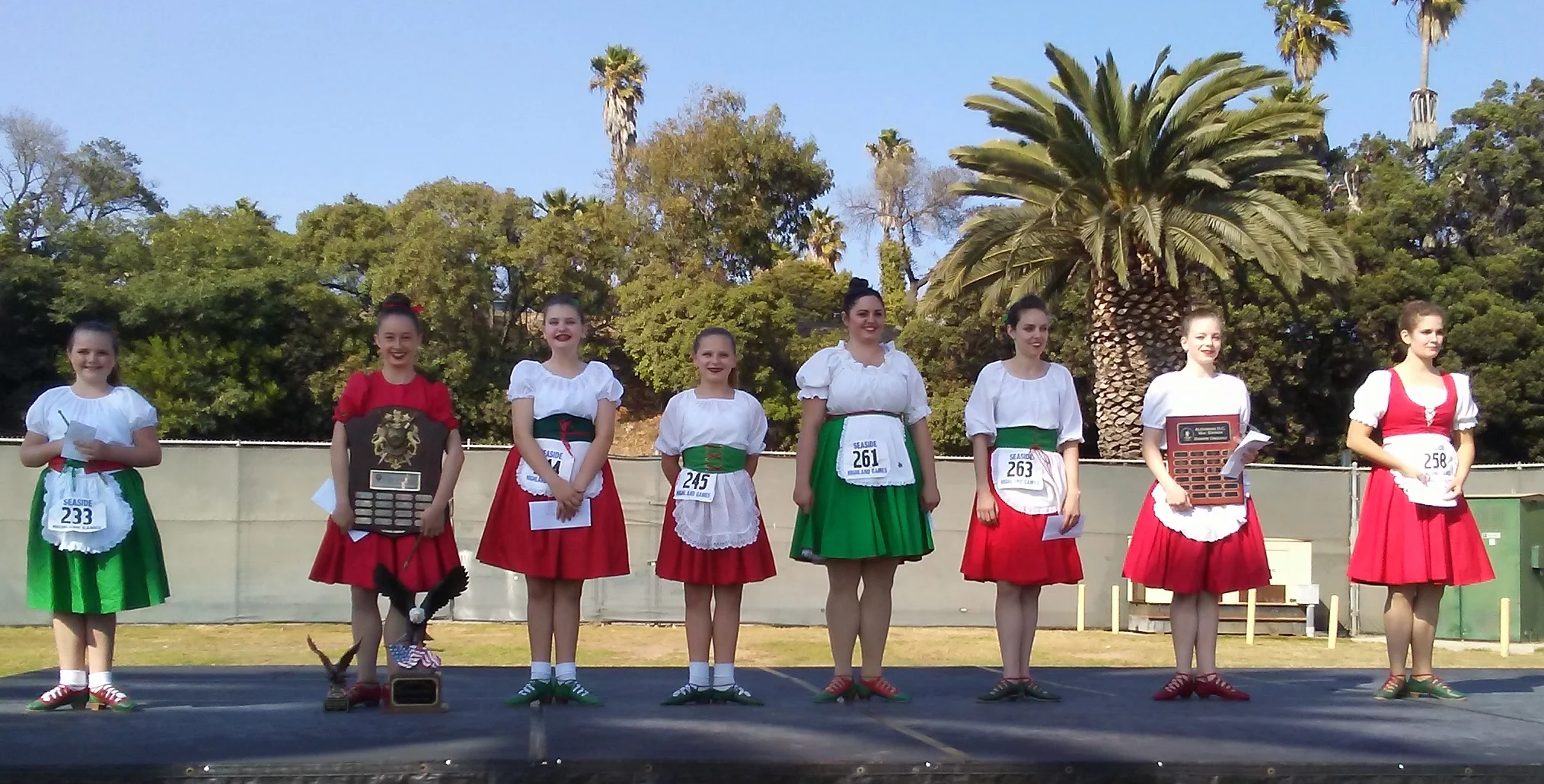Seaside Highland Games awards 2017