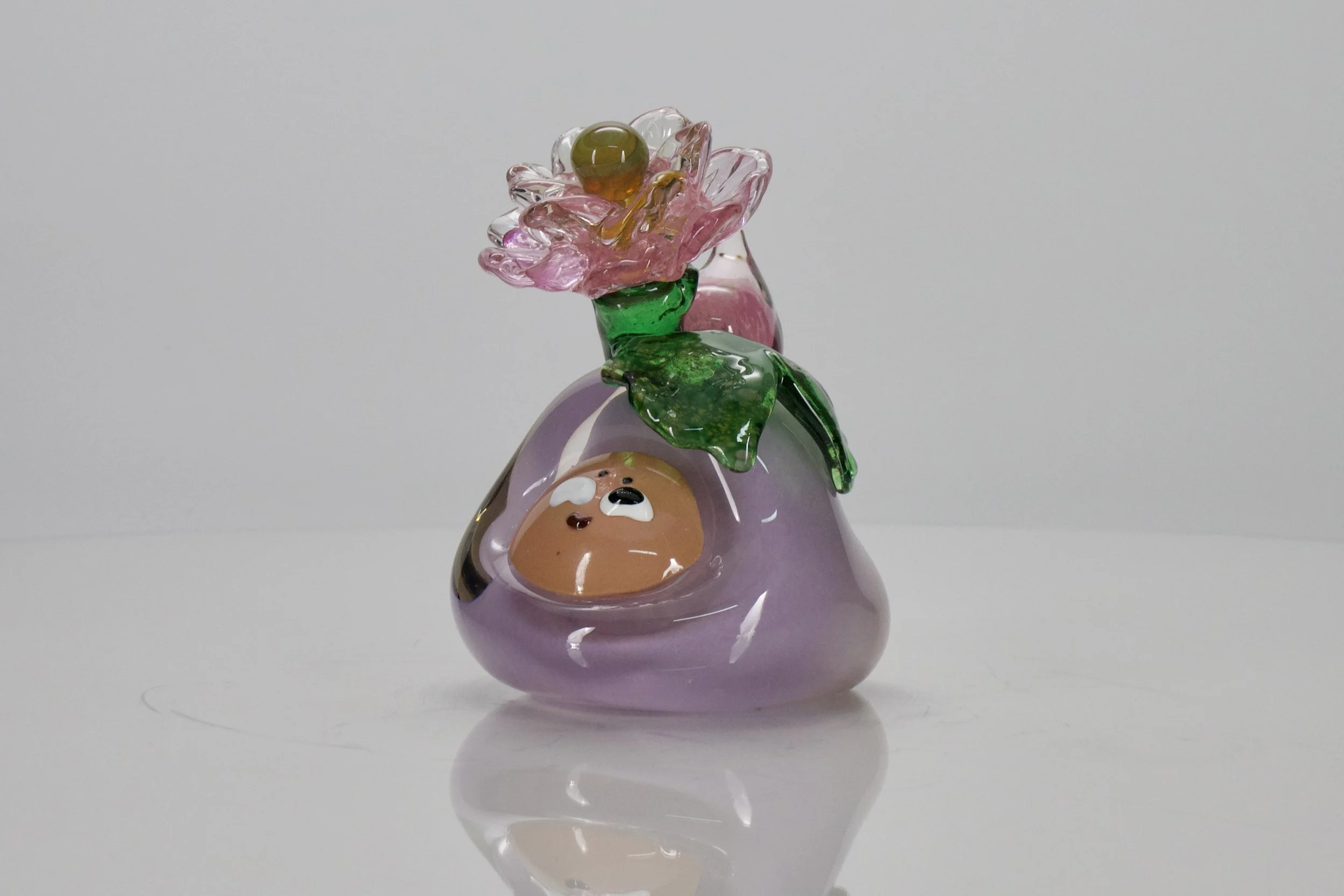 Purple Lotus Sprout Daruma
