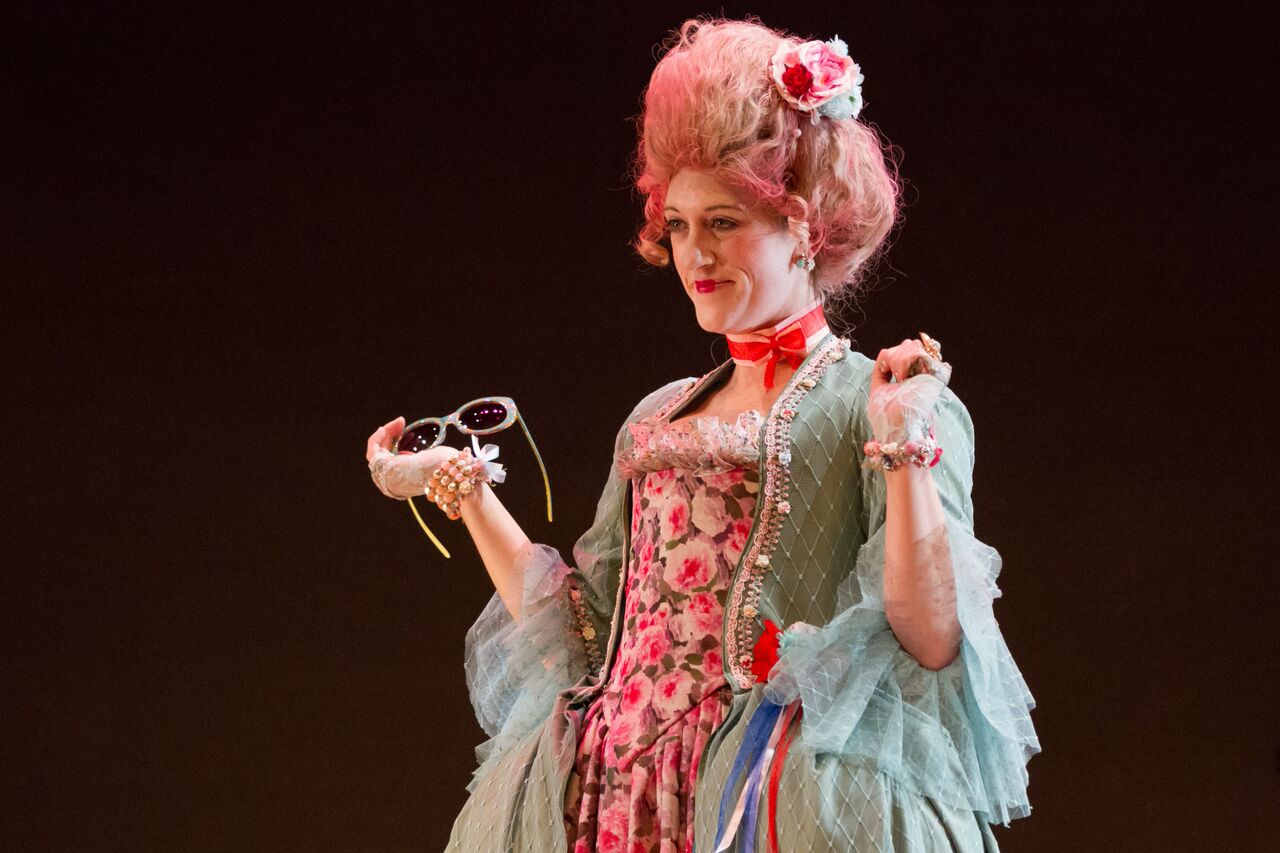 Marie Antoinette The Revolutionists Spring 2015 Costume Design by Aryna Petrashenko Photo by Teresa Wood