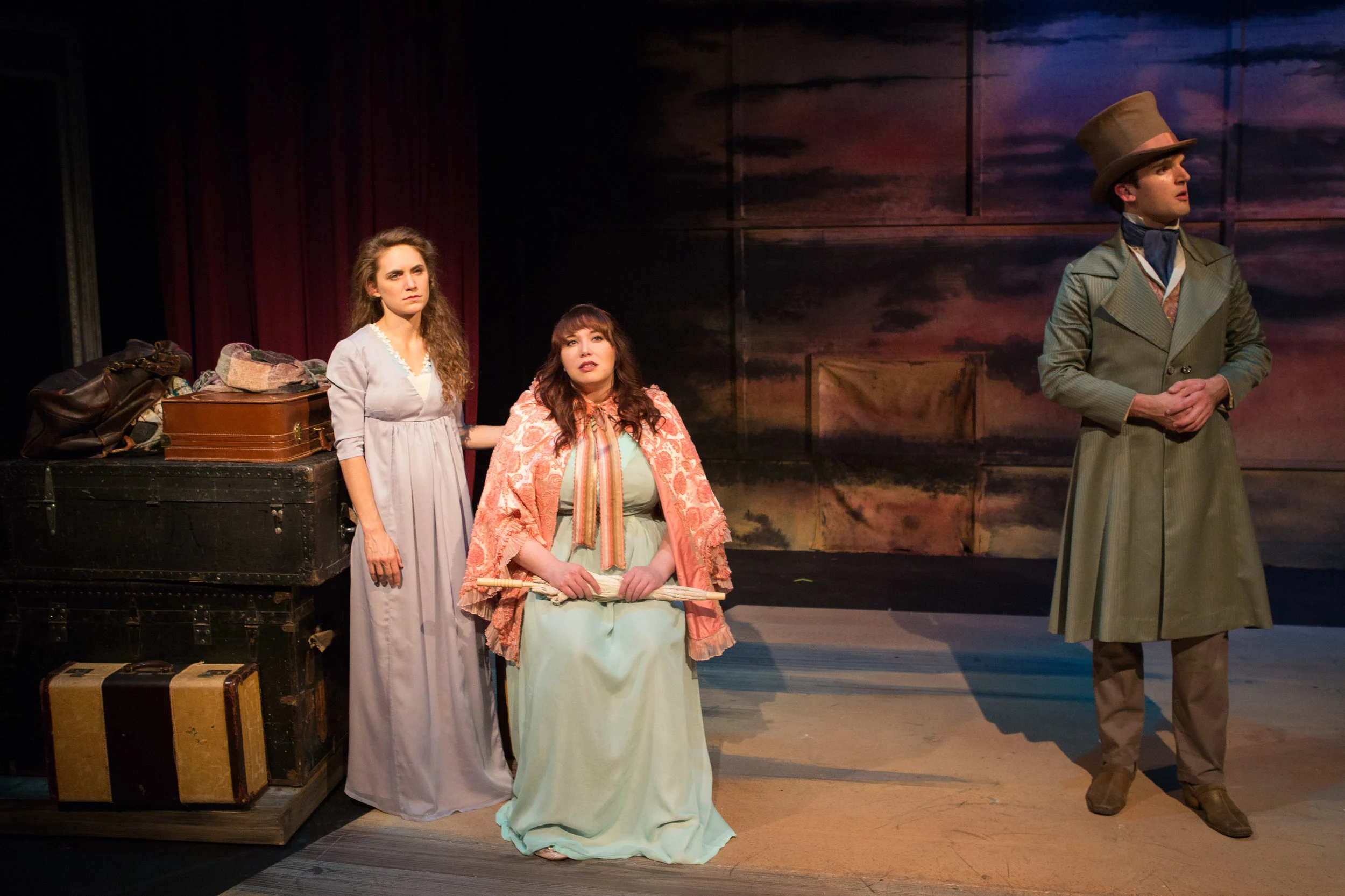 Bloody Poetry by Howard Brenton Directed by Gregg Henry CUADrama - The Callan Theatre Teresa Wood Photography