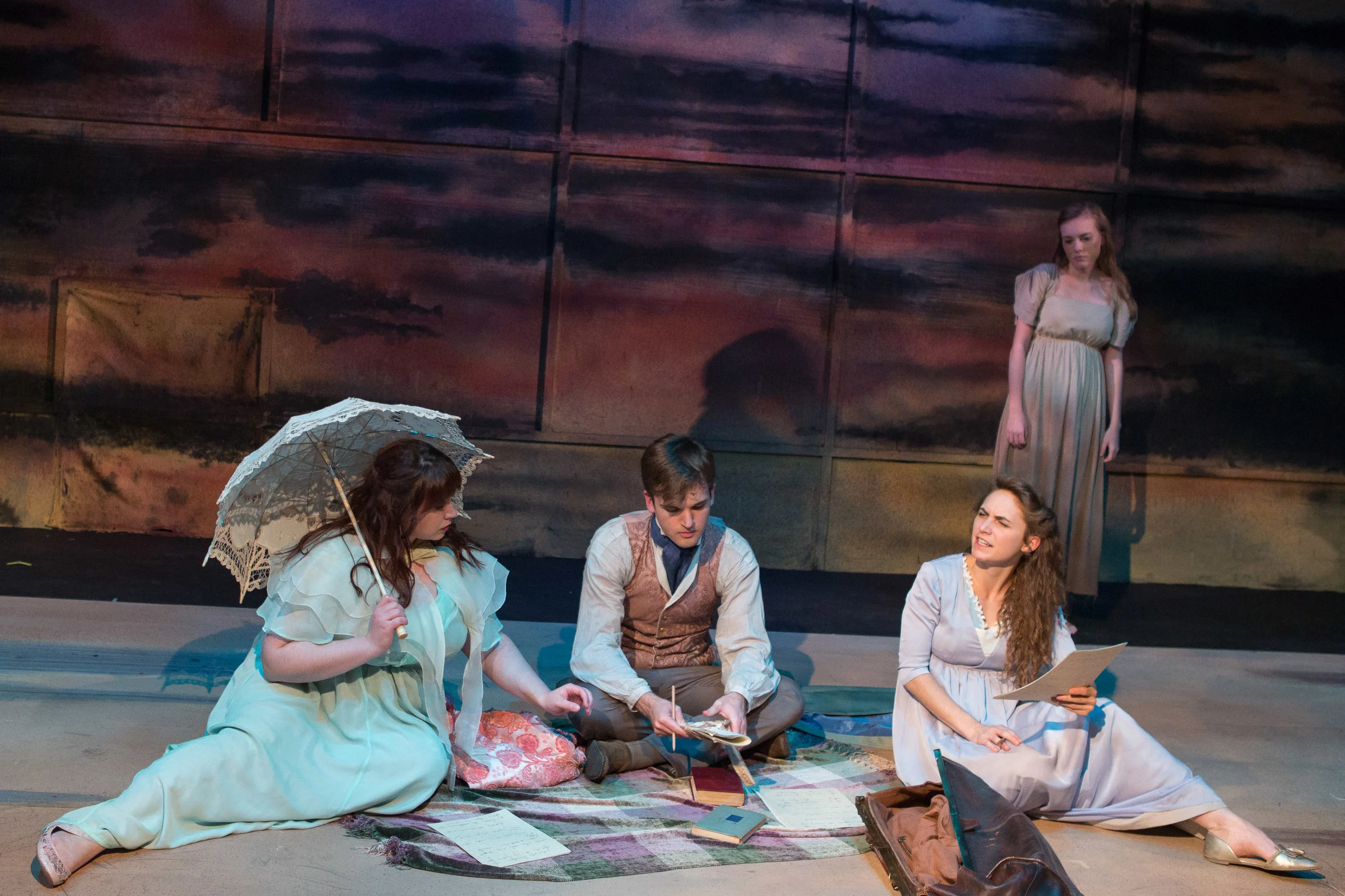 Bloody Poetry by Howard Brenton Directed by Gregg Henry CUADrama - The Callan Theatre Teresa Wood Photography