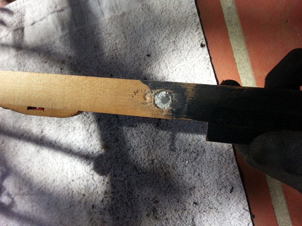 The trimmed key-lead.