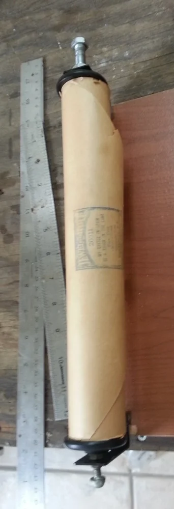 The music roll in place.
