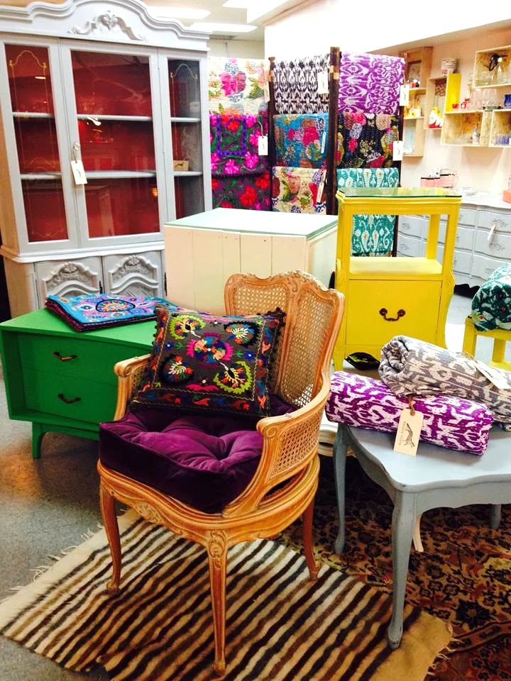 Boutique Pop-Up éphémère Renard Flare pour le temps des fêtes chez Esprit Vintage, en 2014.