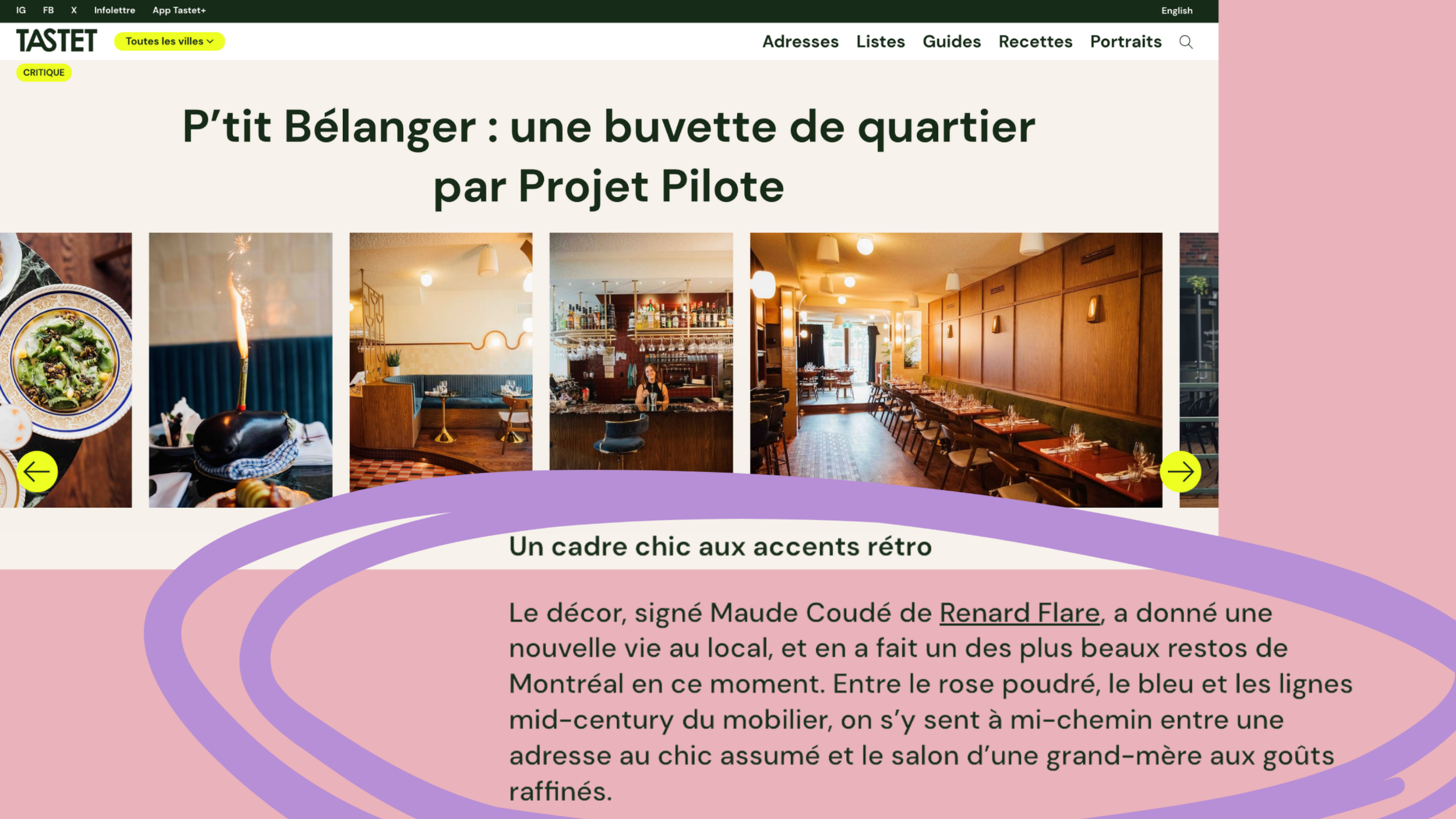  Voir la critique complète ici:  https://tastet.ca/critiques/ptit-belanger-buvette-de-quartier-par-projet-pilote/  
