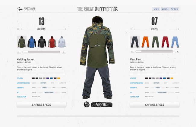 The Great Outfitter : Mix & Match Your Perfect Outerwear