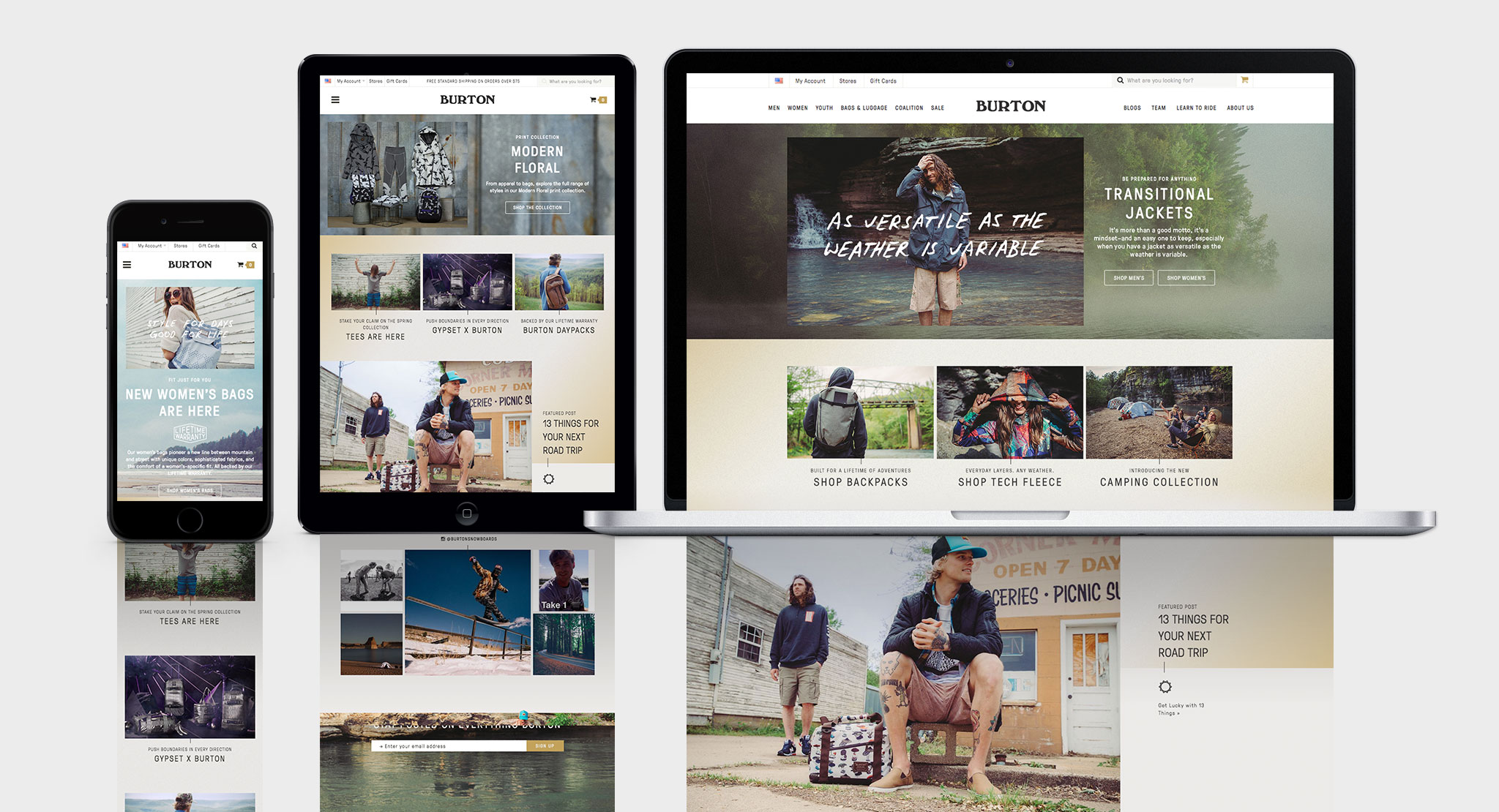 Burton.com — Standardizing the Banner System
