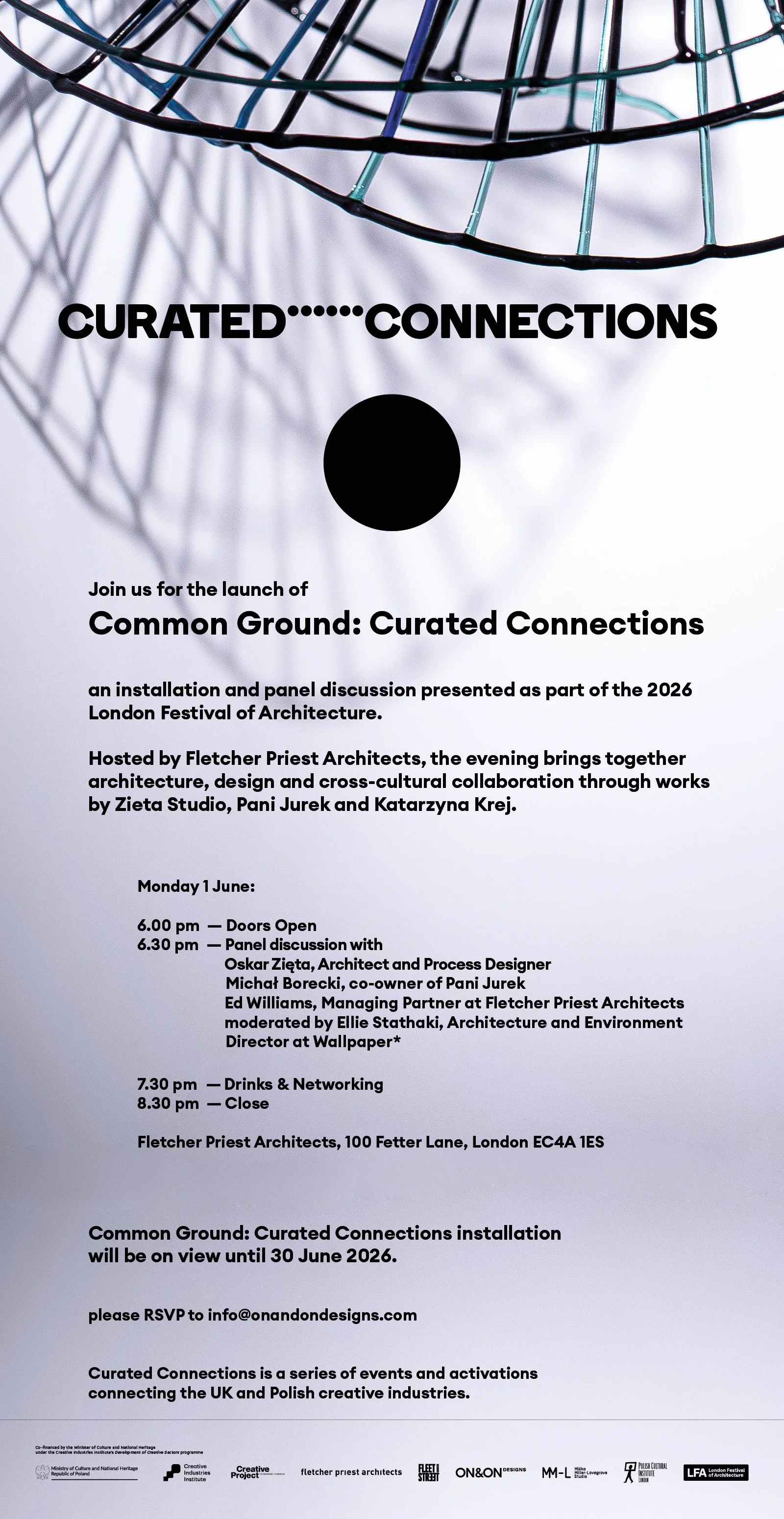 Common Ground: Curated Connections Launch Invitation | London Festival of Architecture 2026